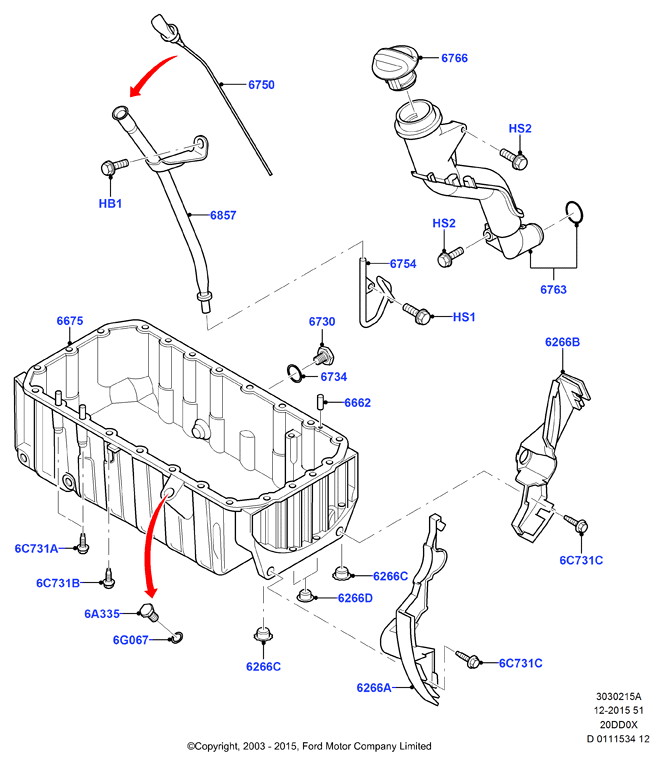 FORD 1 681 599 - Sulgurkruvi, õlivann parts5.com