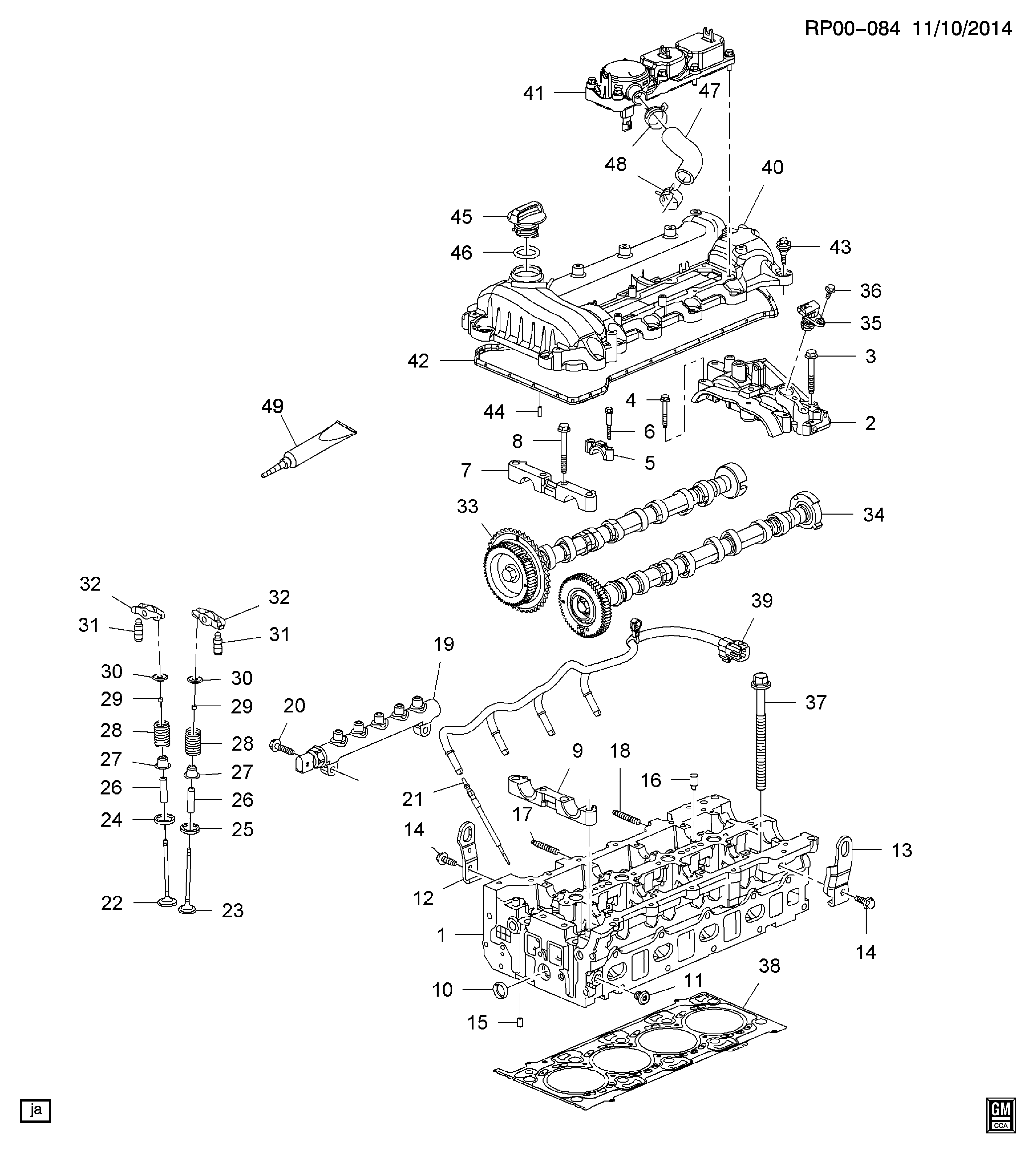 Opel 55186463 - Кобилица (повдигащ лост), газоразпределение parts5.com