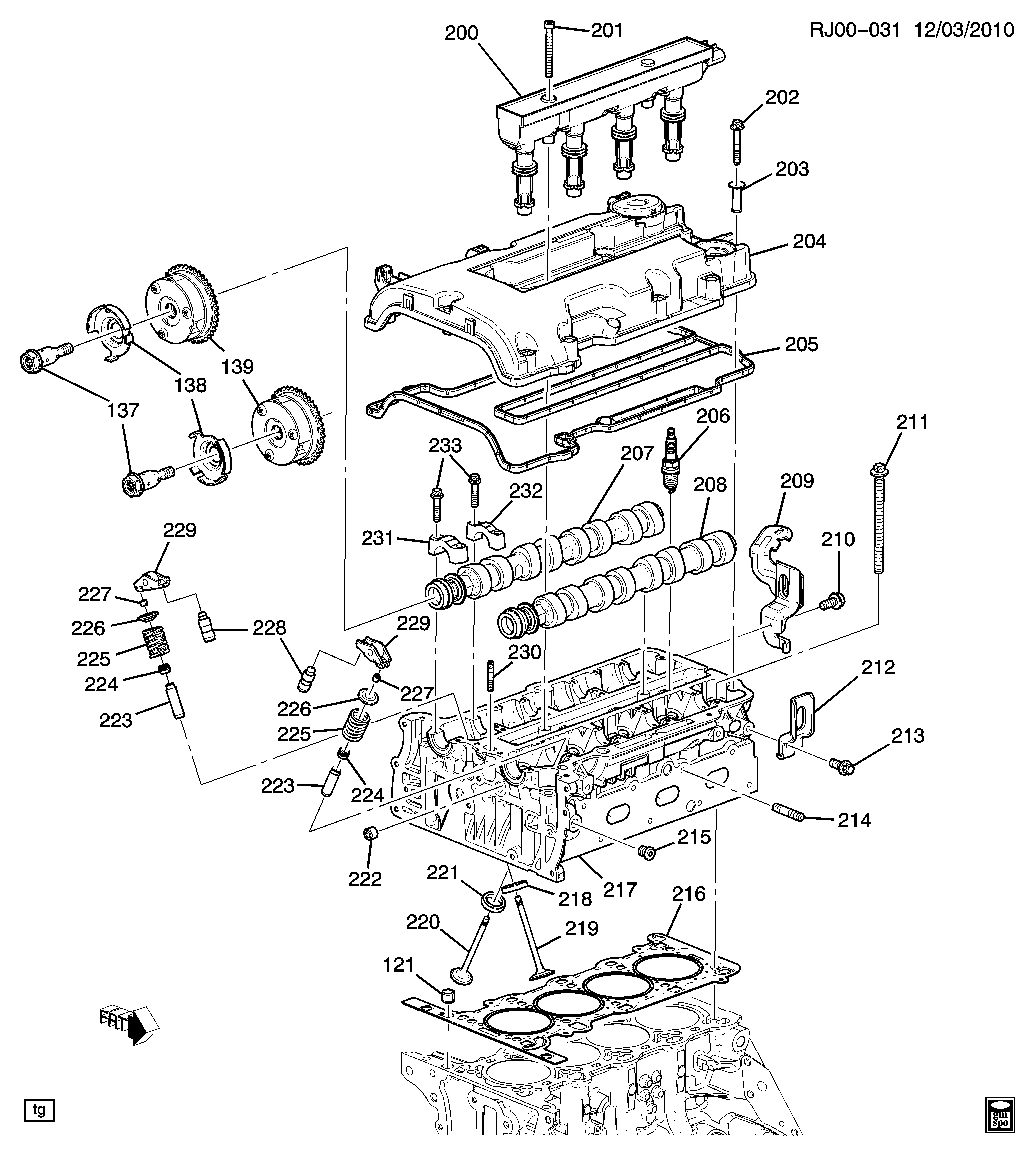 Chevrolet 09 158 057 - Zaptivni prsten, telo ventila parts5.com