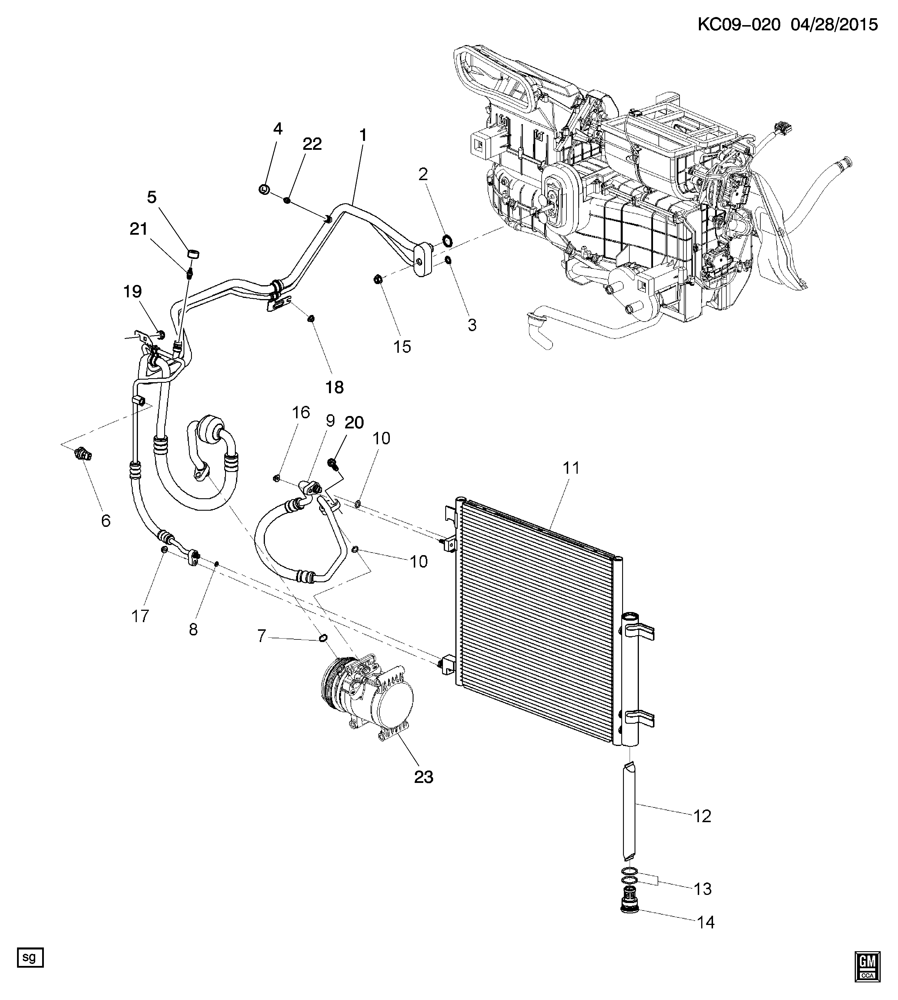 DAEWOO 94535504 - Kit de joints, radiateur d'huile parts5.com