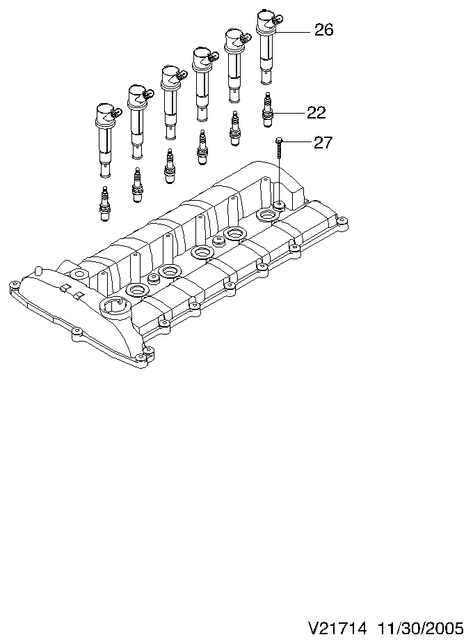 DAEWOO 96307562 - Запалителна свещ parts5.com