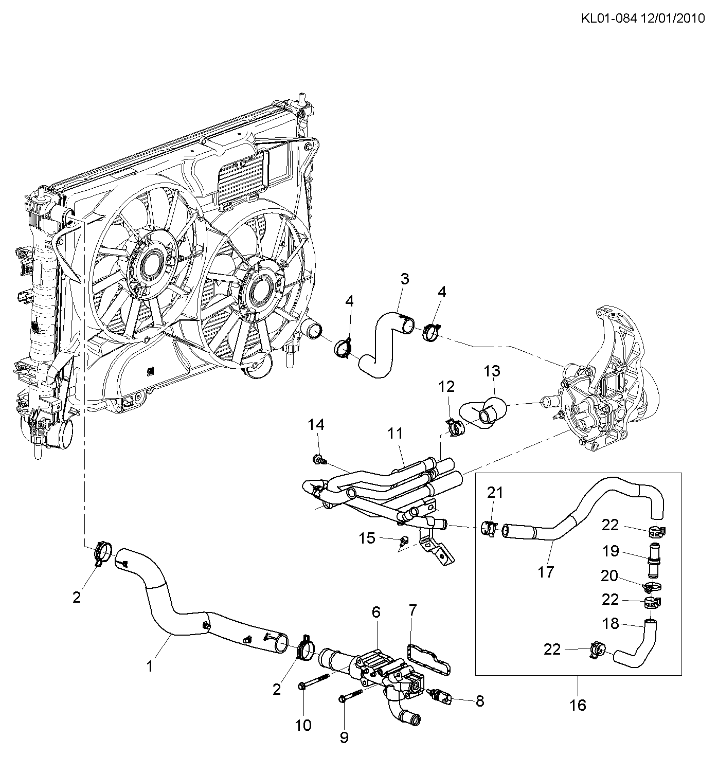 Opel 96 868 950 - Sonde de température, liquide de refroidissement parts5.com