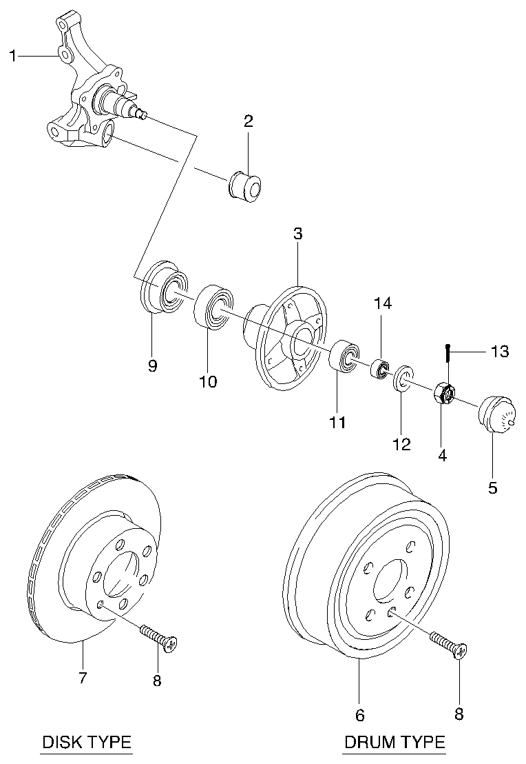 KIA 0926529001 - Komplet kolesnega lezaja parts5.com