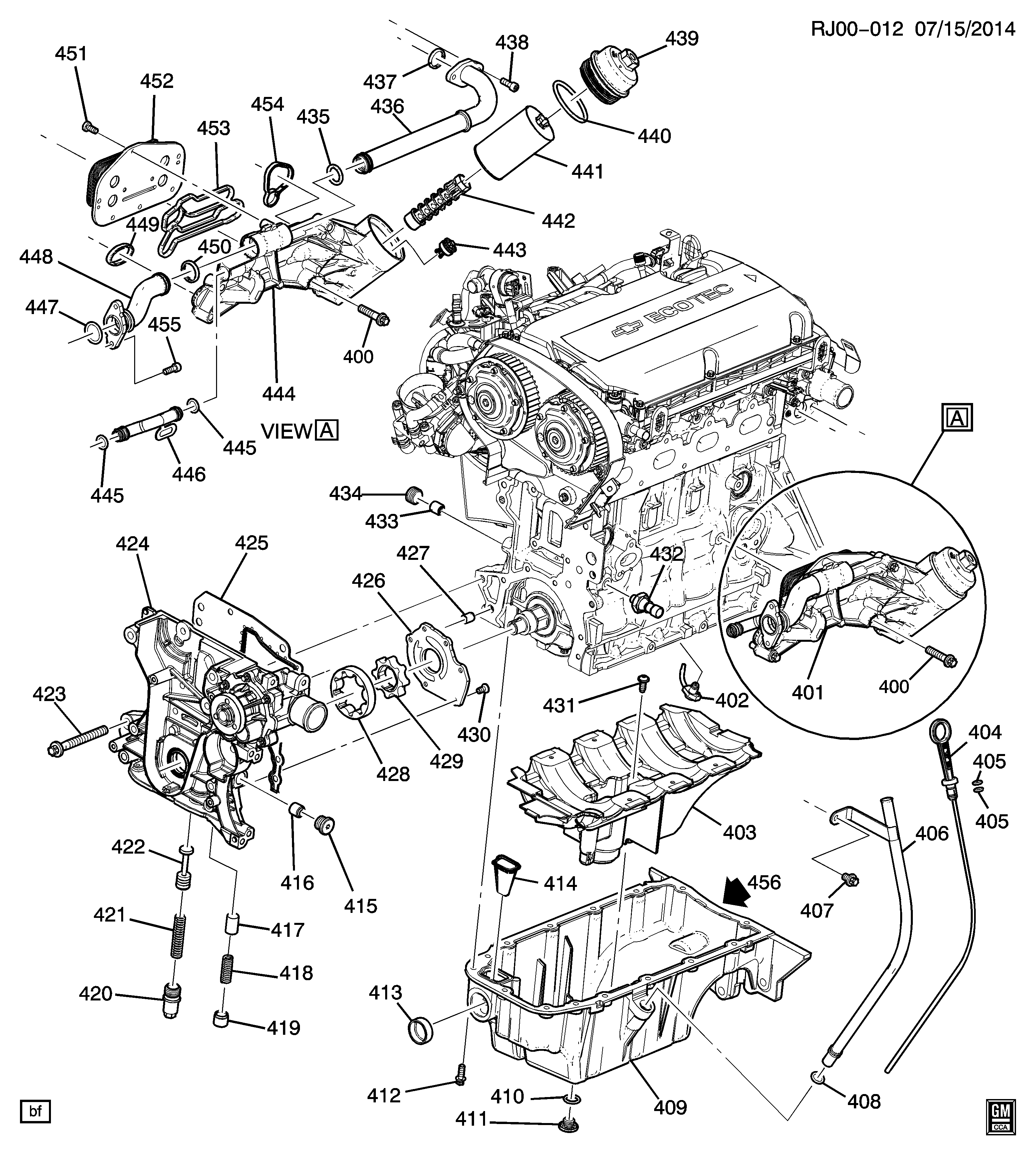 Vauxhall 55355603 - Chladič motorového oleja parts5.com