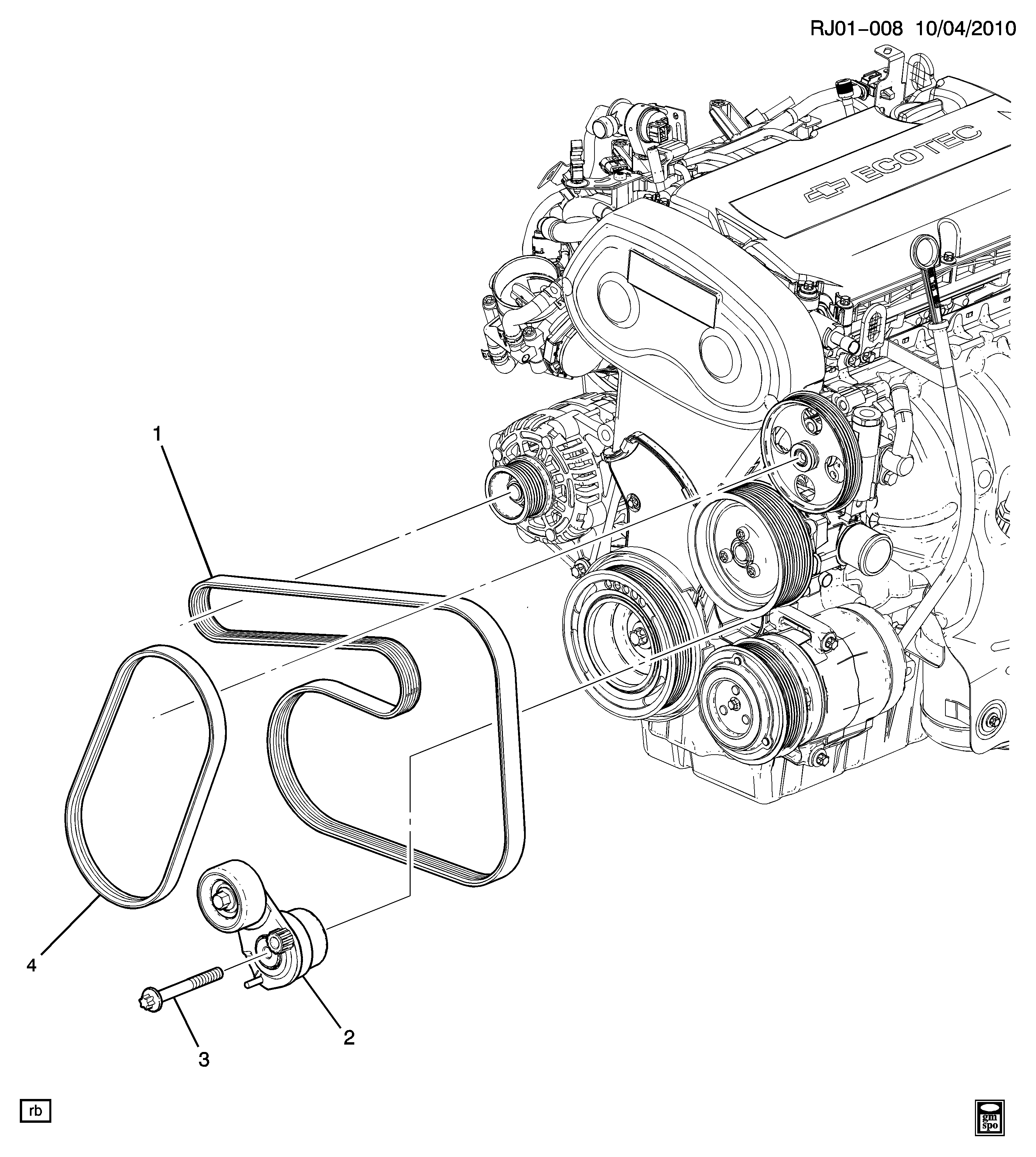 Opel 25191534 - Rola ghidare / conducere, curea transmisie parts5.com