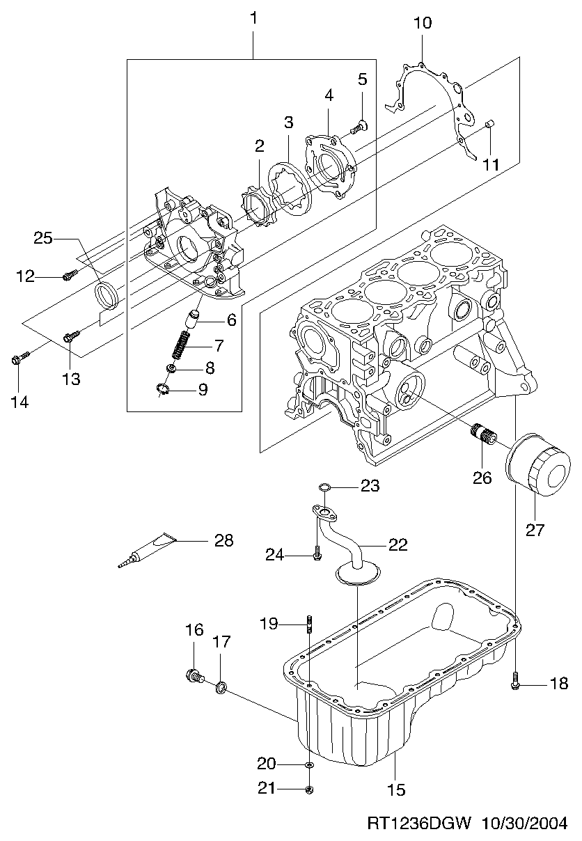 GMC 96565412 - Oil Filter parts5.com