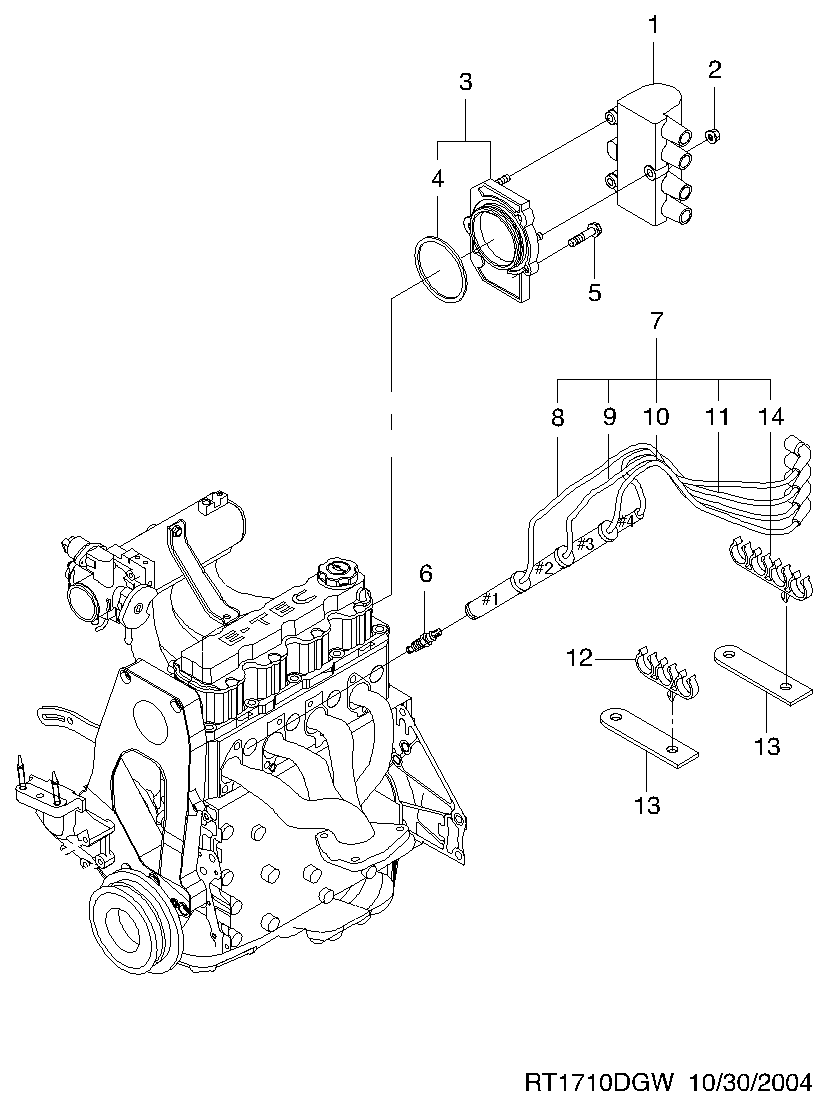 DAEWOO 94837756 - Sytytystulppa parts5.com