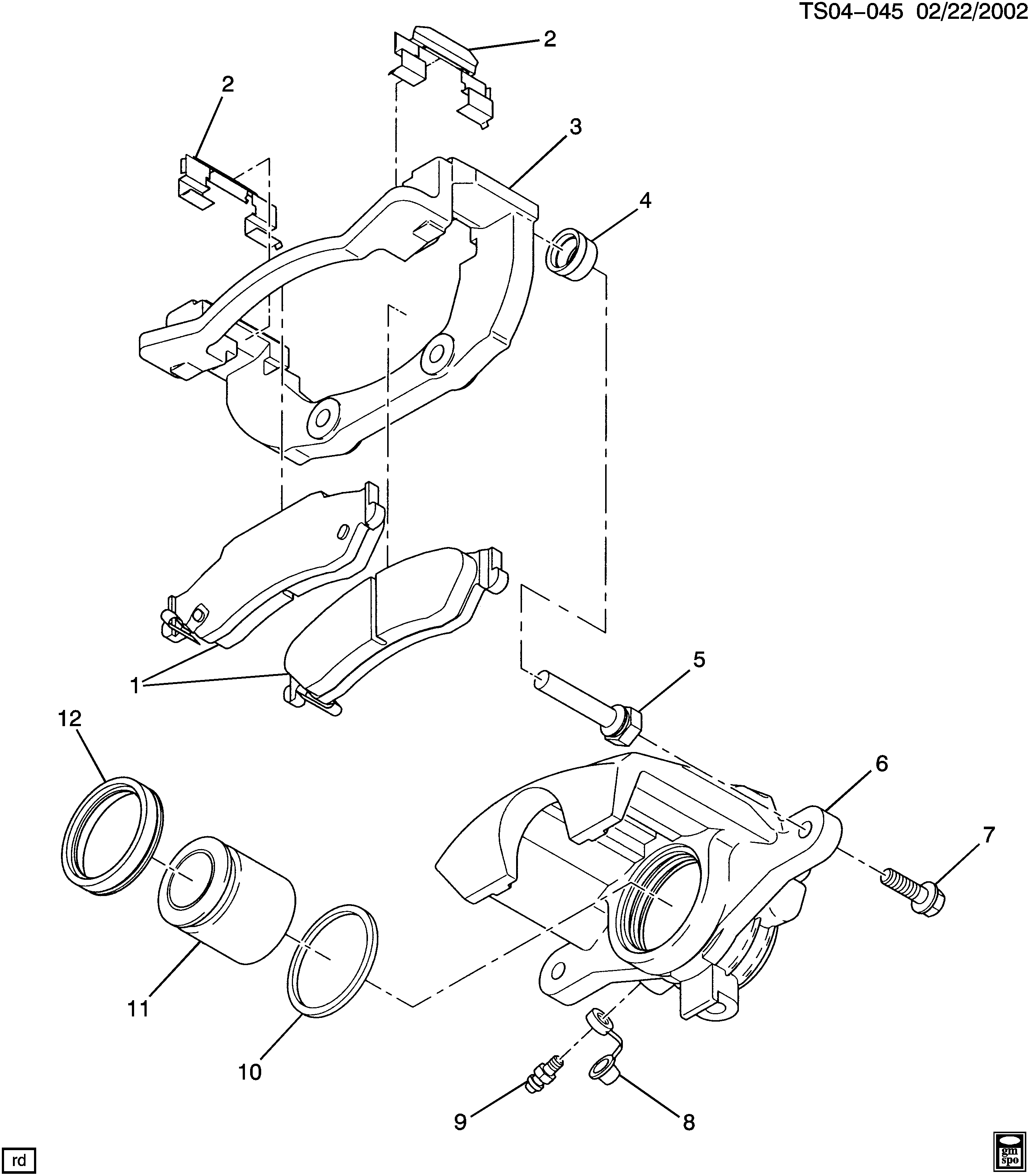 Chevrolet 92230273 - Komplet kočnih obloga, disk kočnica parts5.com