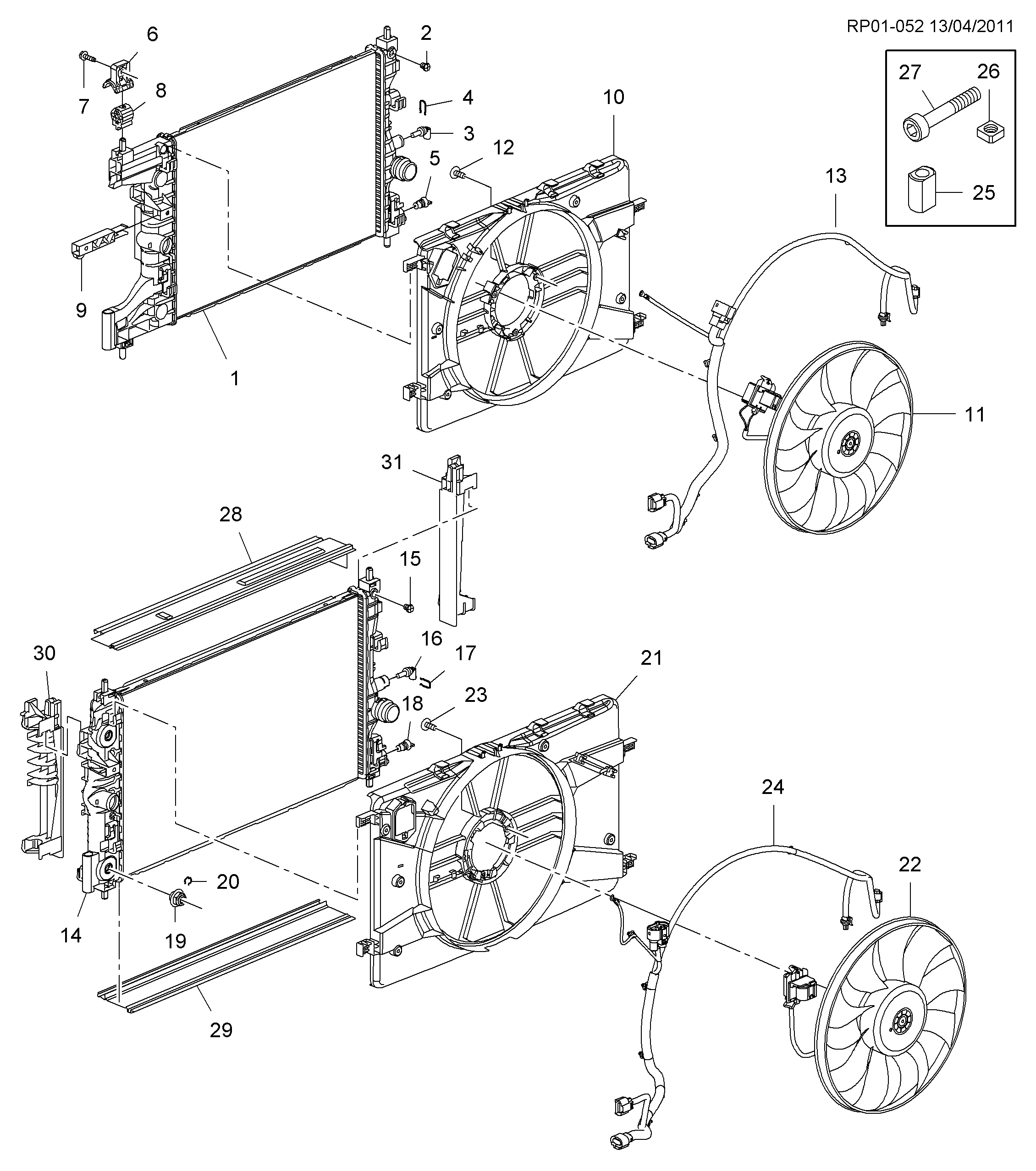 Vauxhall 55 591 002 - Sonde de température, liquide de refroidissement parts5.com