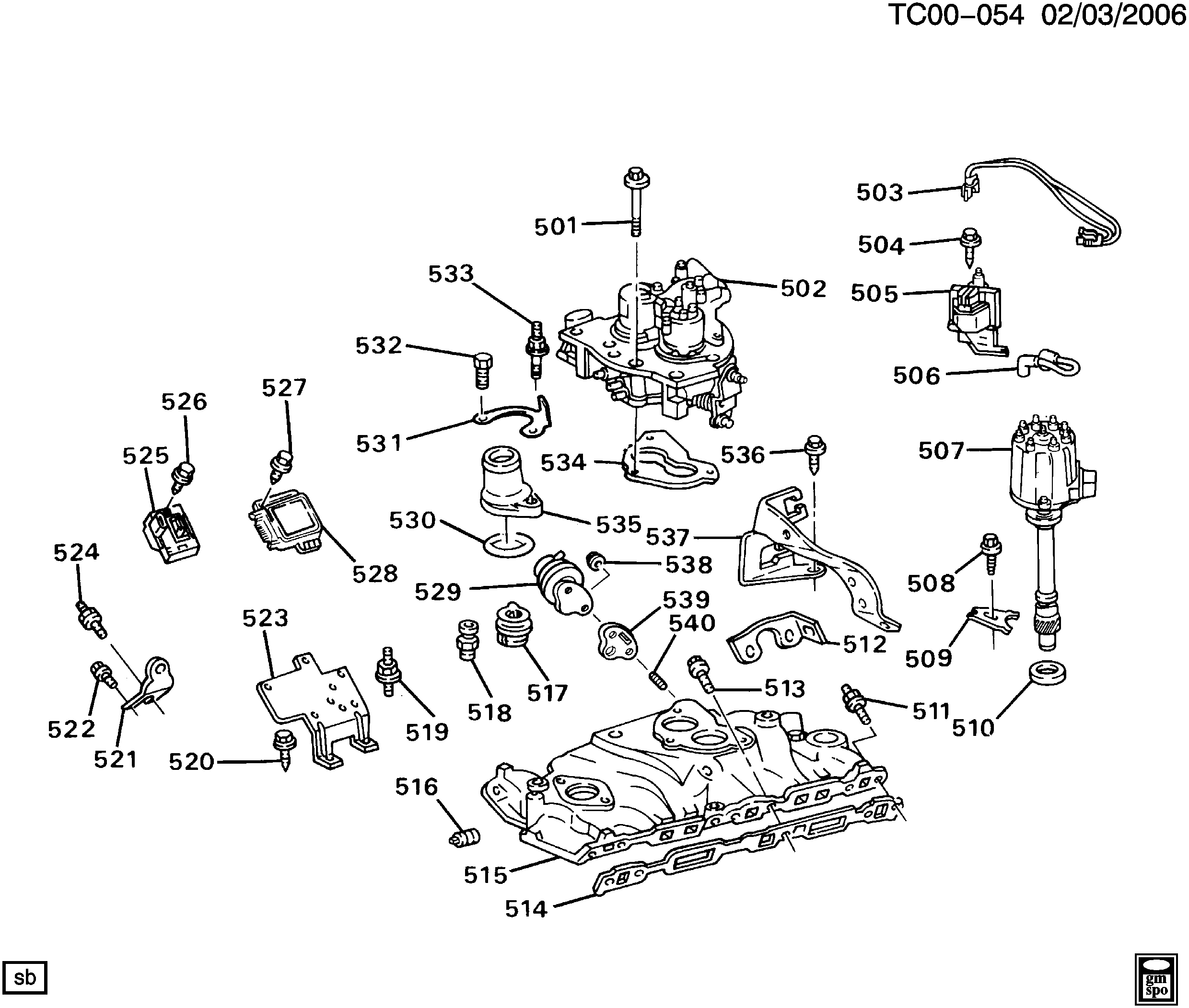 Chevrolet 10190925 - Termostat, chladivo parts5.com