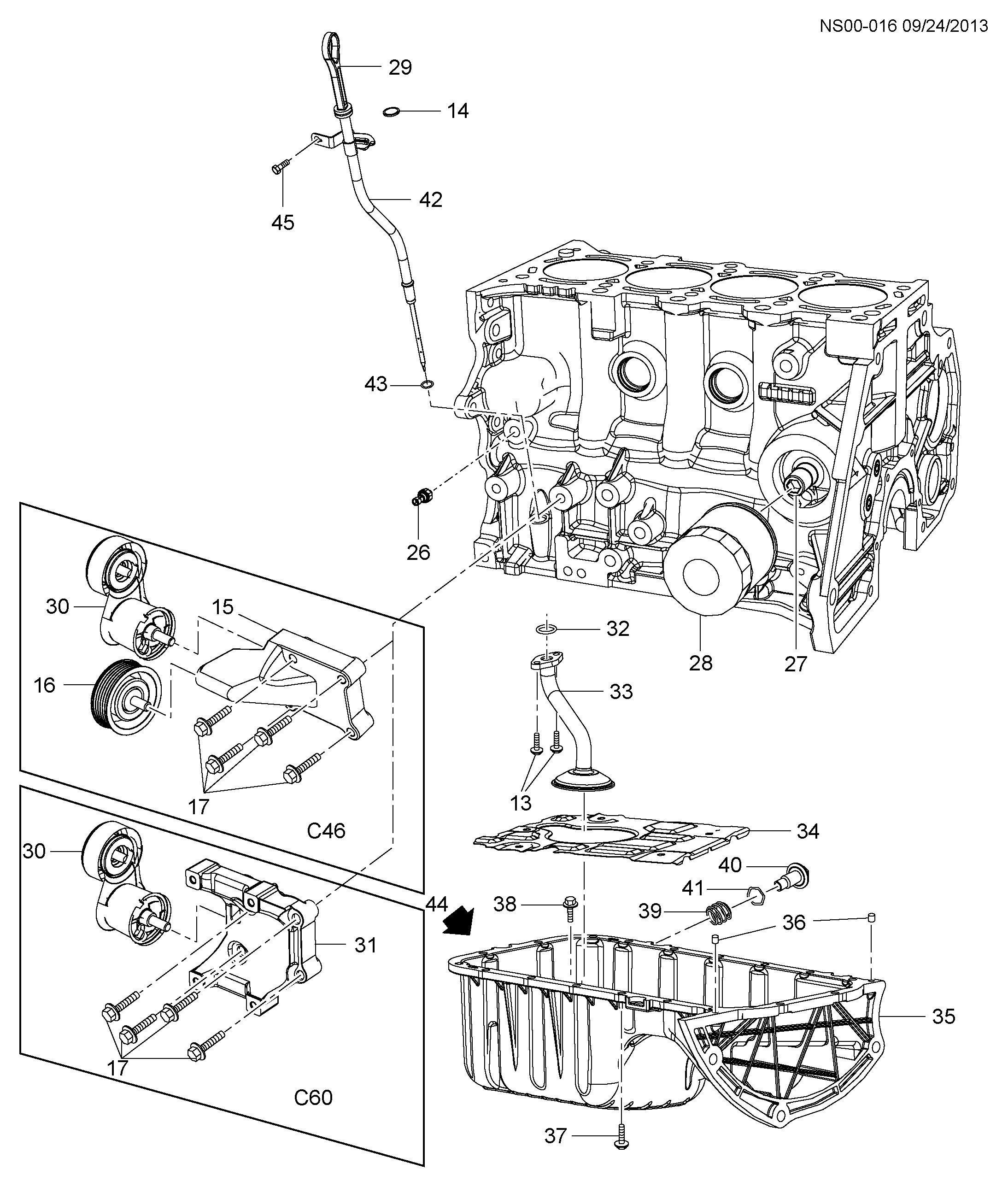 CHEVROLET (SGM) 24103565 - FILTER,OIL parts5.com