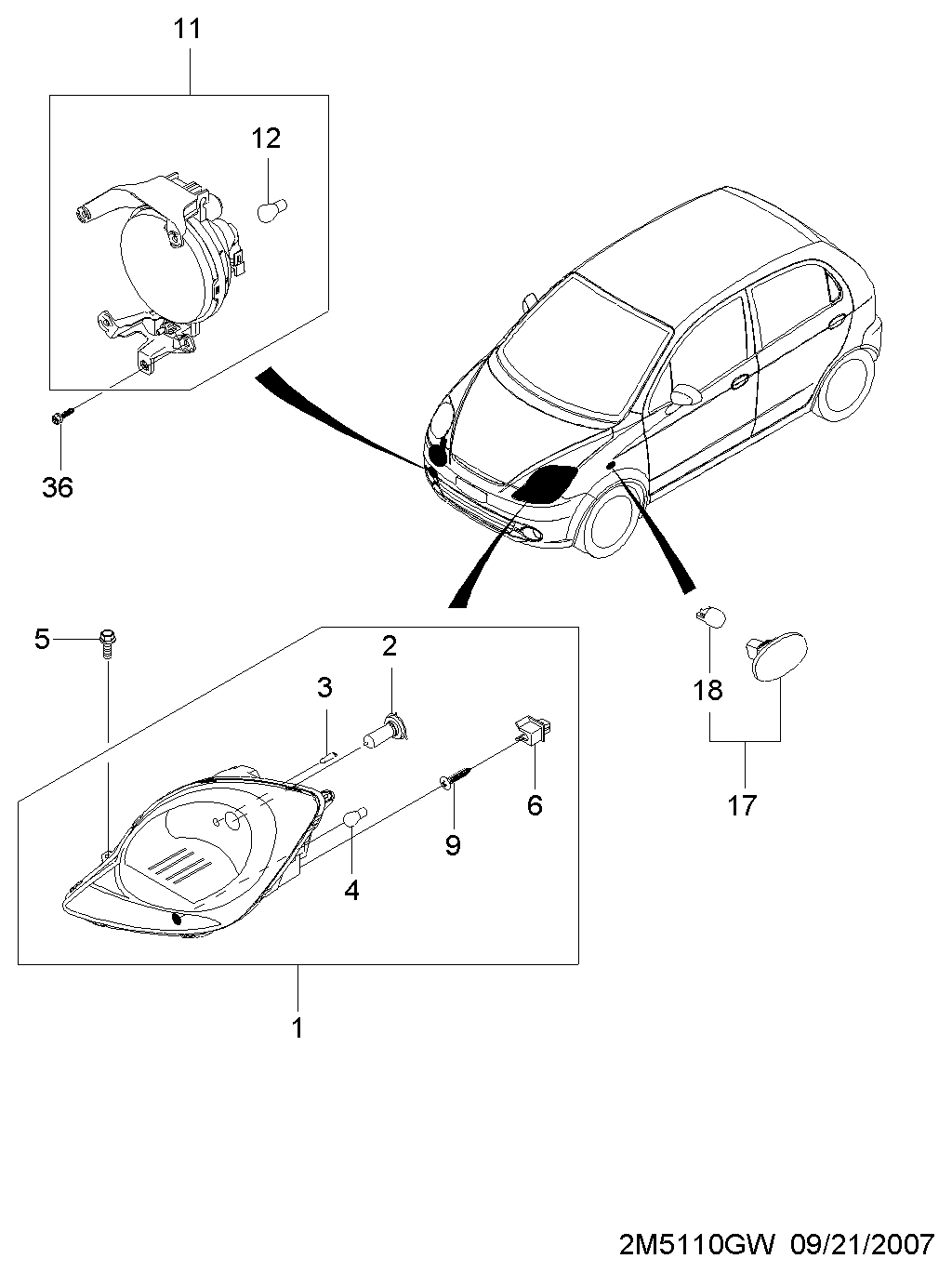 DAEWOO 94535545 - Żiarovka pre osvetlenie prístrojového panelu parts5.com