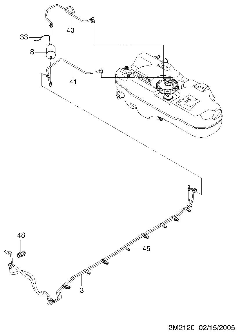 Chevrolet 96503420 - Kraftstofffilter parts5.com