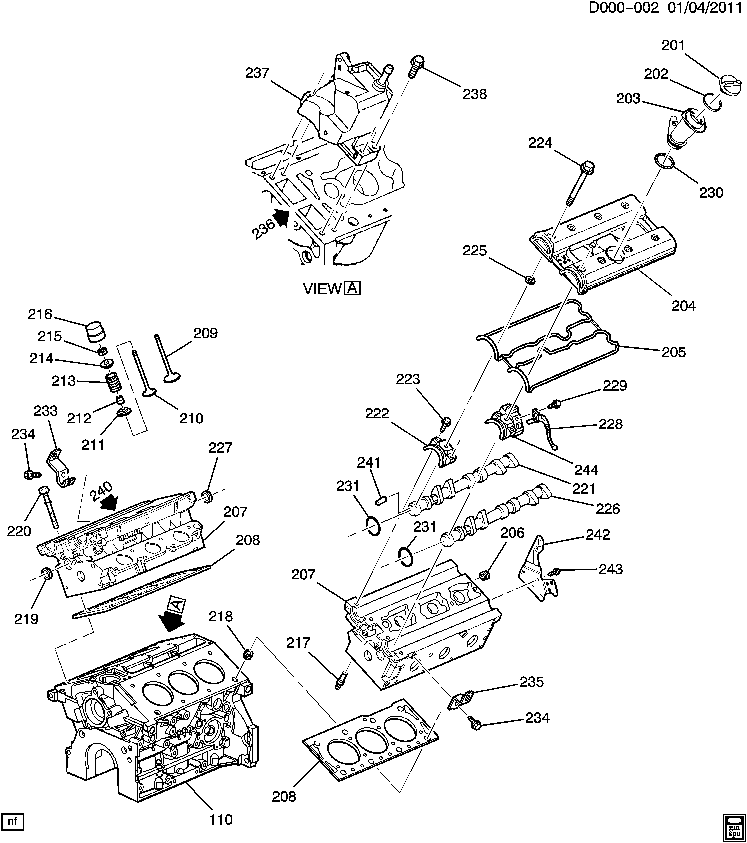 Opel 90 410 741 - Zaptivni prsten, telo ventila parts5.com