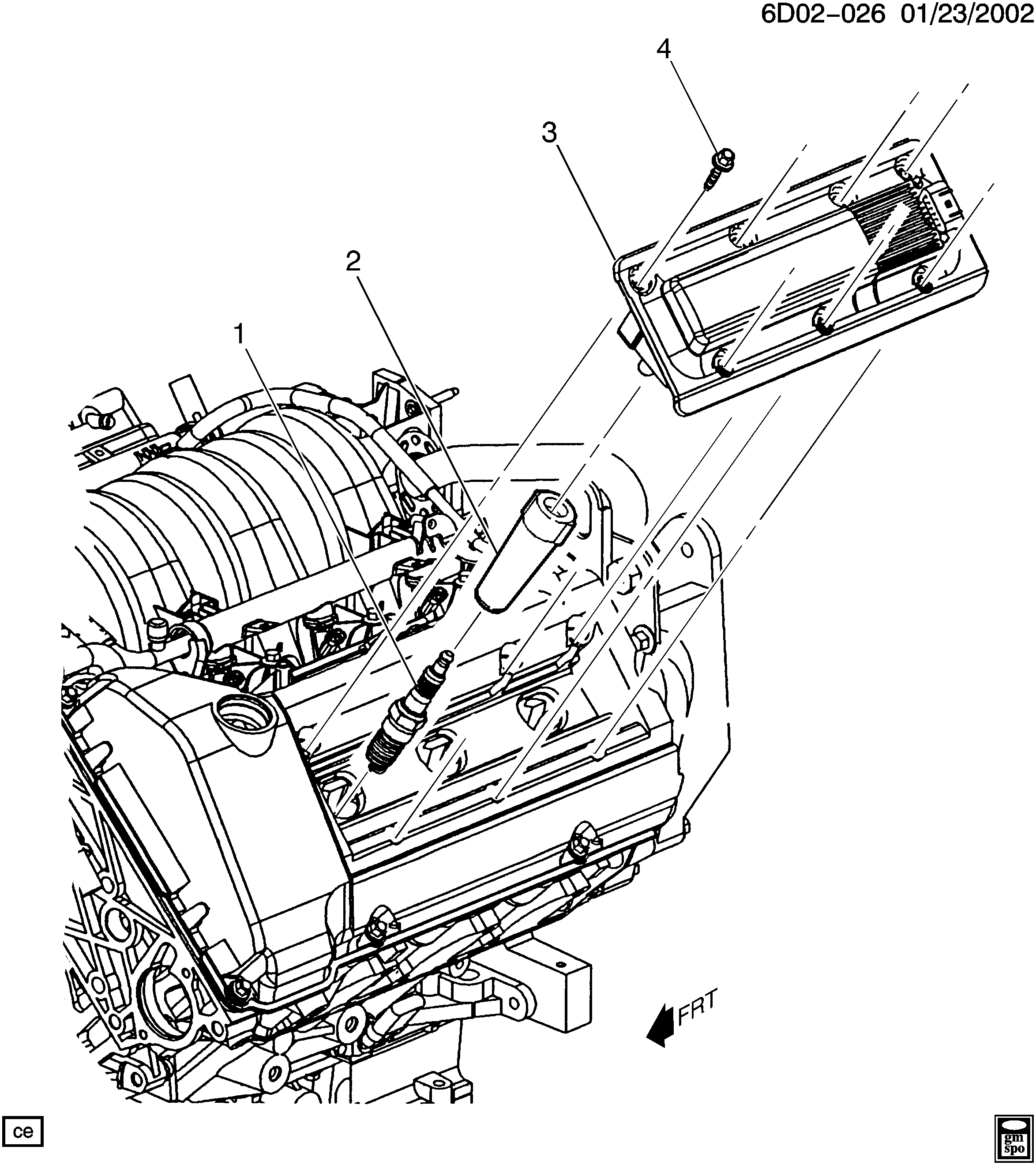 Cadillac 24425327 - Süüteküünal parts5.com