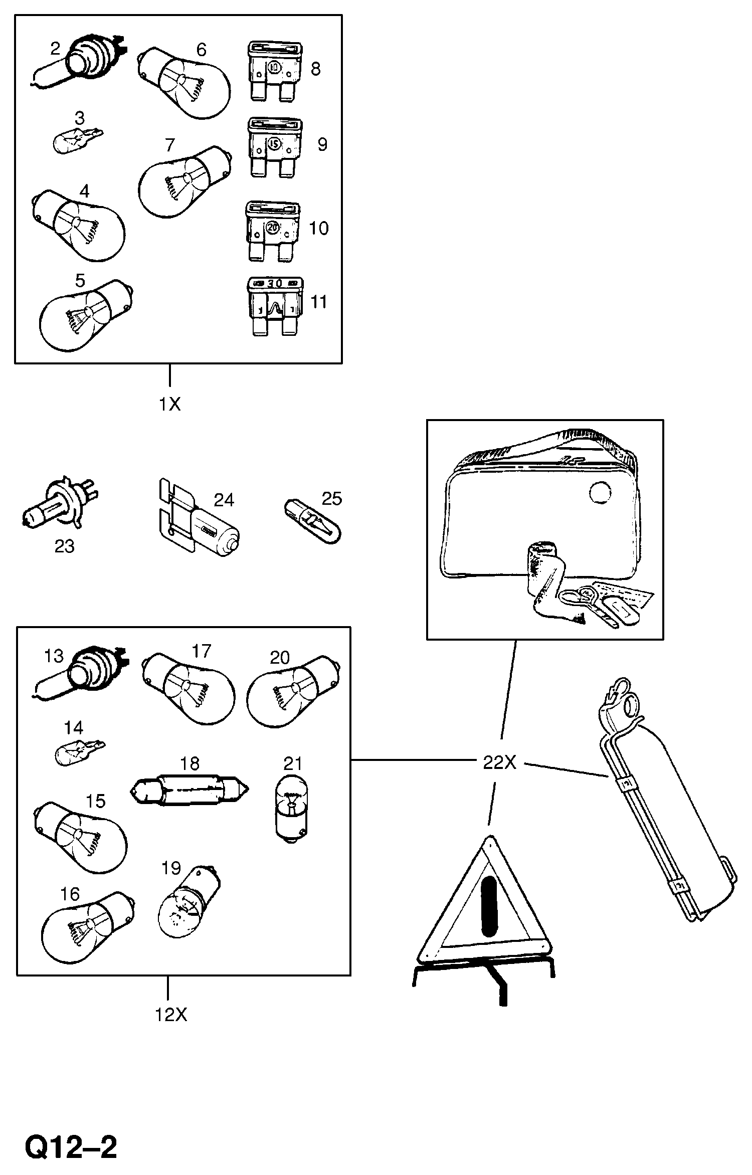 Vauxhall 91149650 - Hõõgpirn,isereguleeruv sõidutuli parts5.com