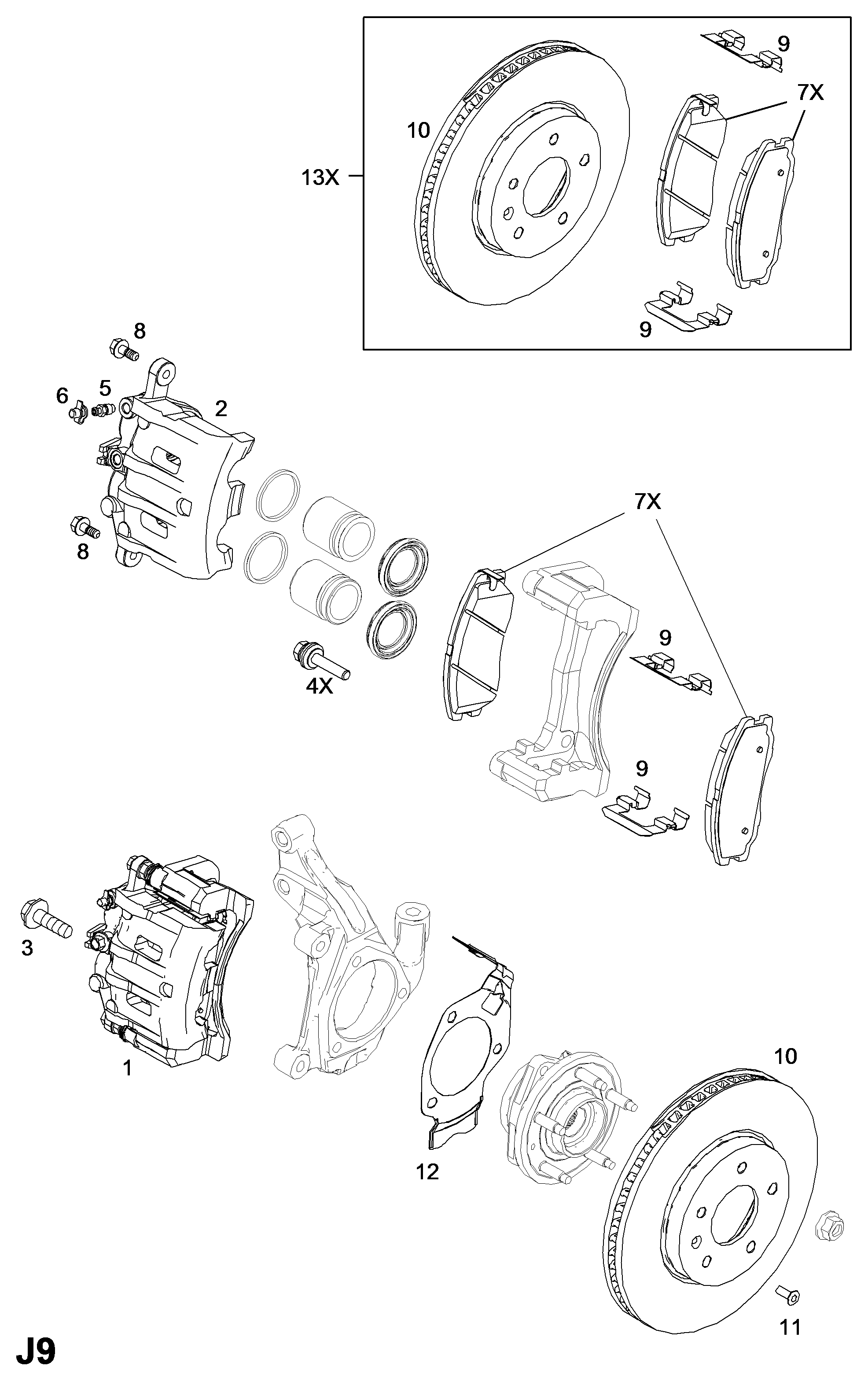 Vauxhall 4801850 - Disco de freno parts5.com