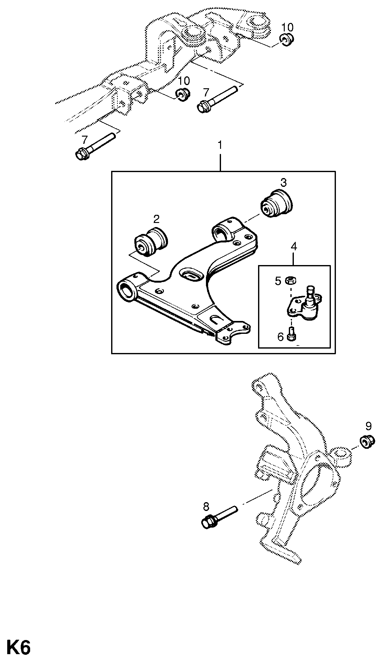 Opel 53 52 017 - Brat, suspensie roata parts5.com