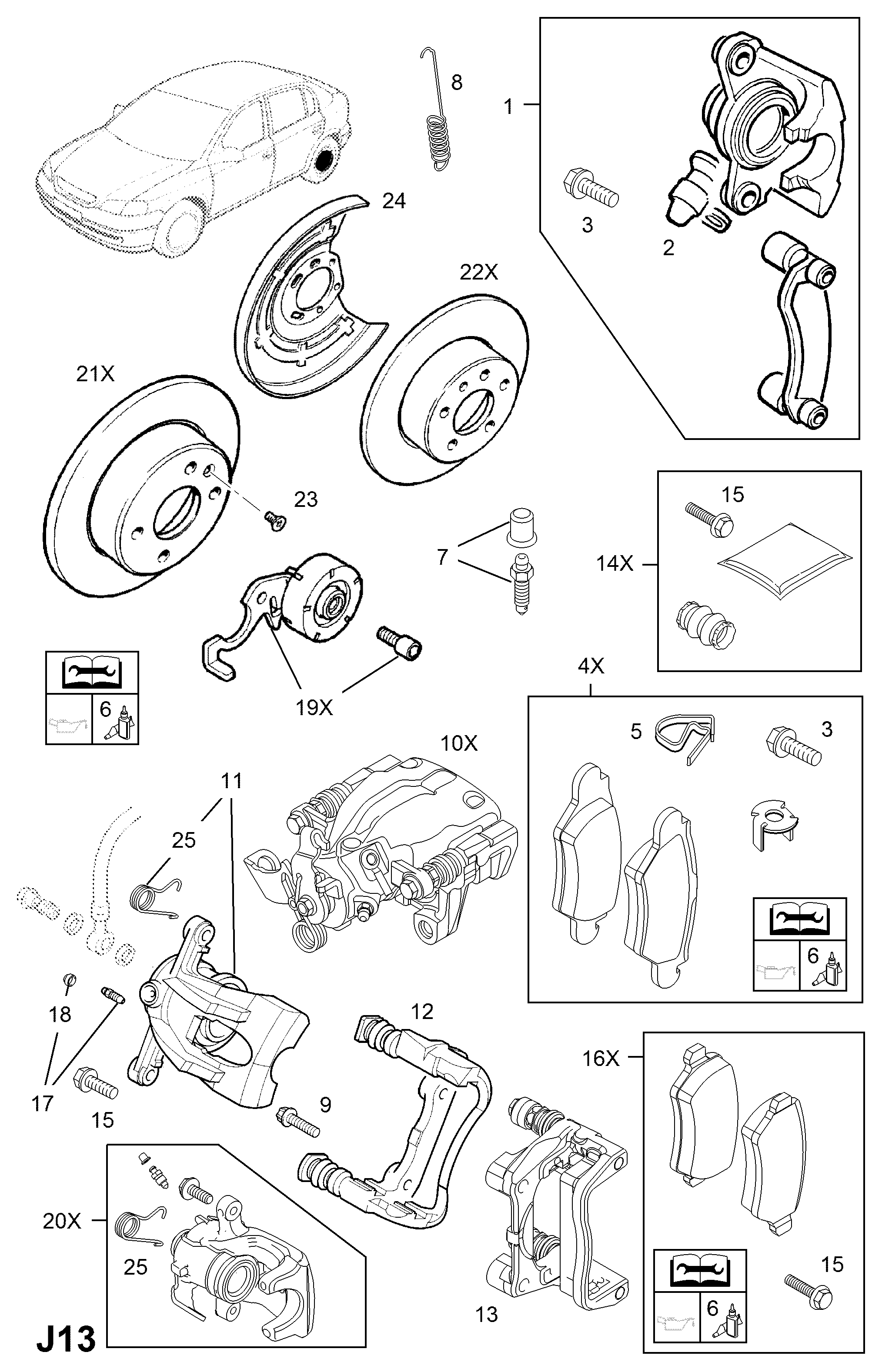 Opel 546602 - Suport,etrier parts5.com