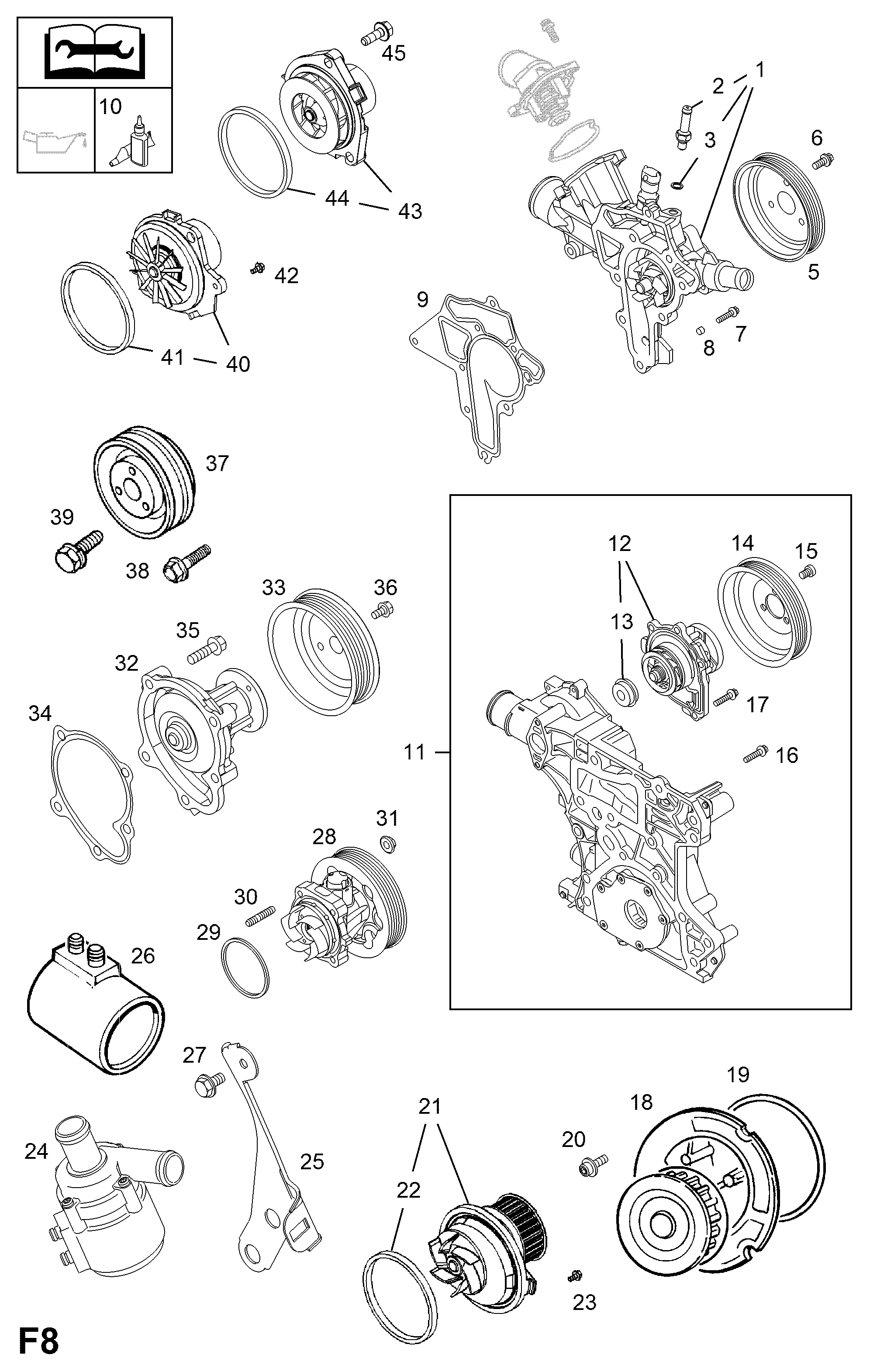 FIAT 6334003 - Pompa apa parts5.com