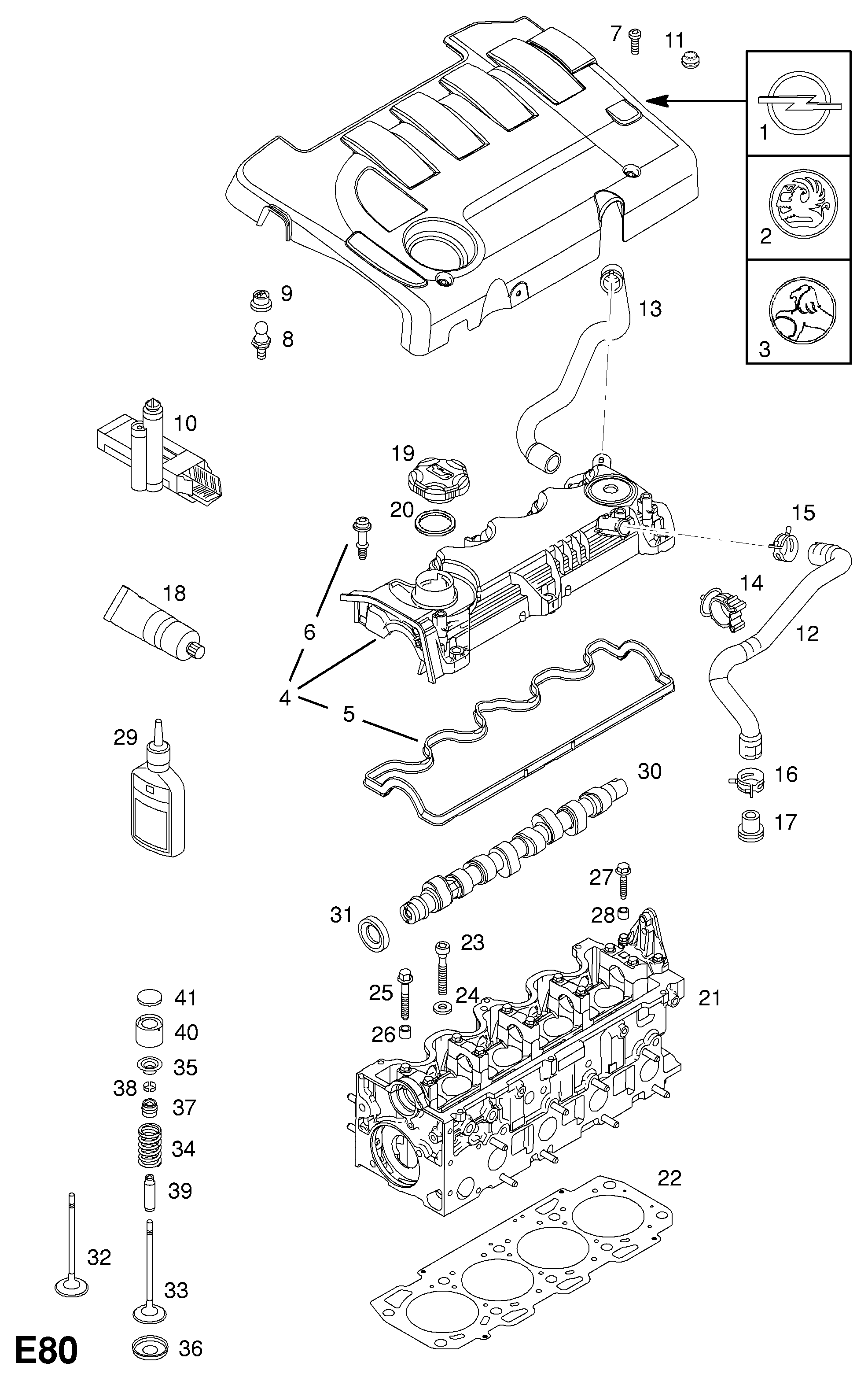 Vauxhall 56 40 018 - Tappet / Rocker parts5.com