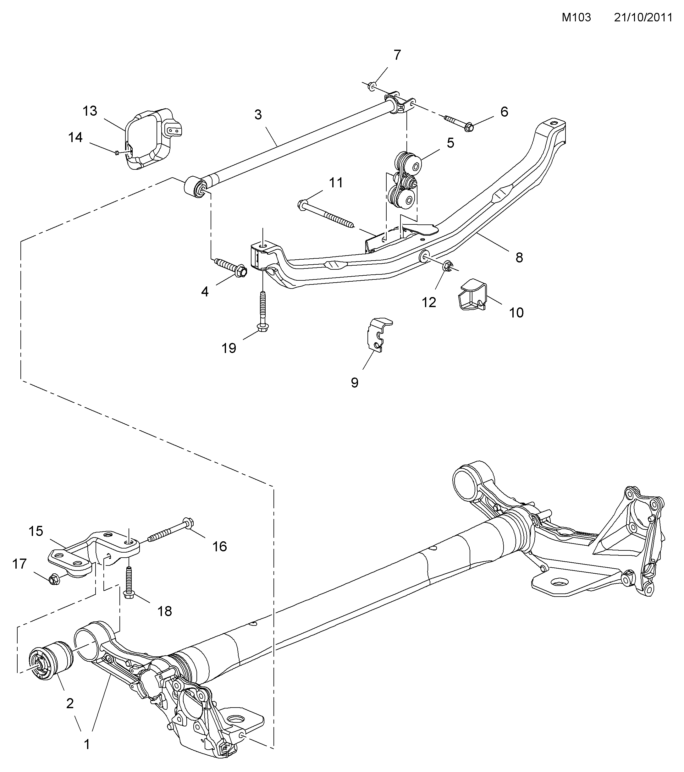 Vauxhall 4 23 062 - Lengőkar, kerékfelfüggesztés parts5.com