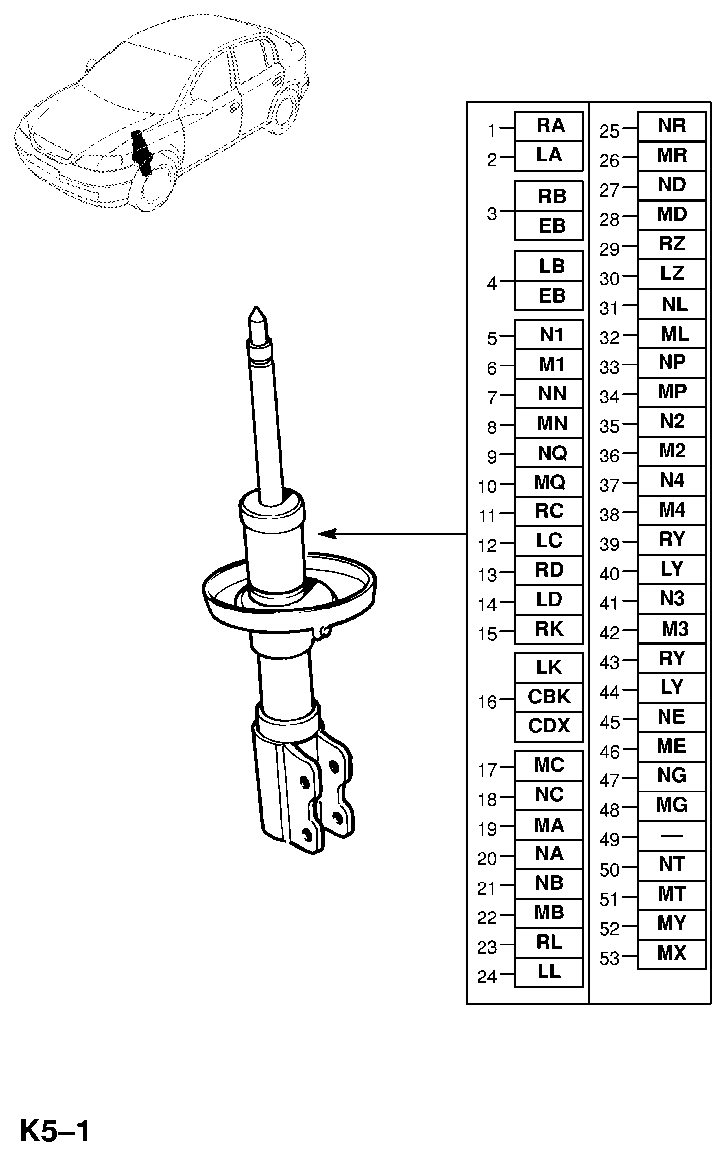 Opel 344 110 - Shock Absorber parts5.com