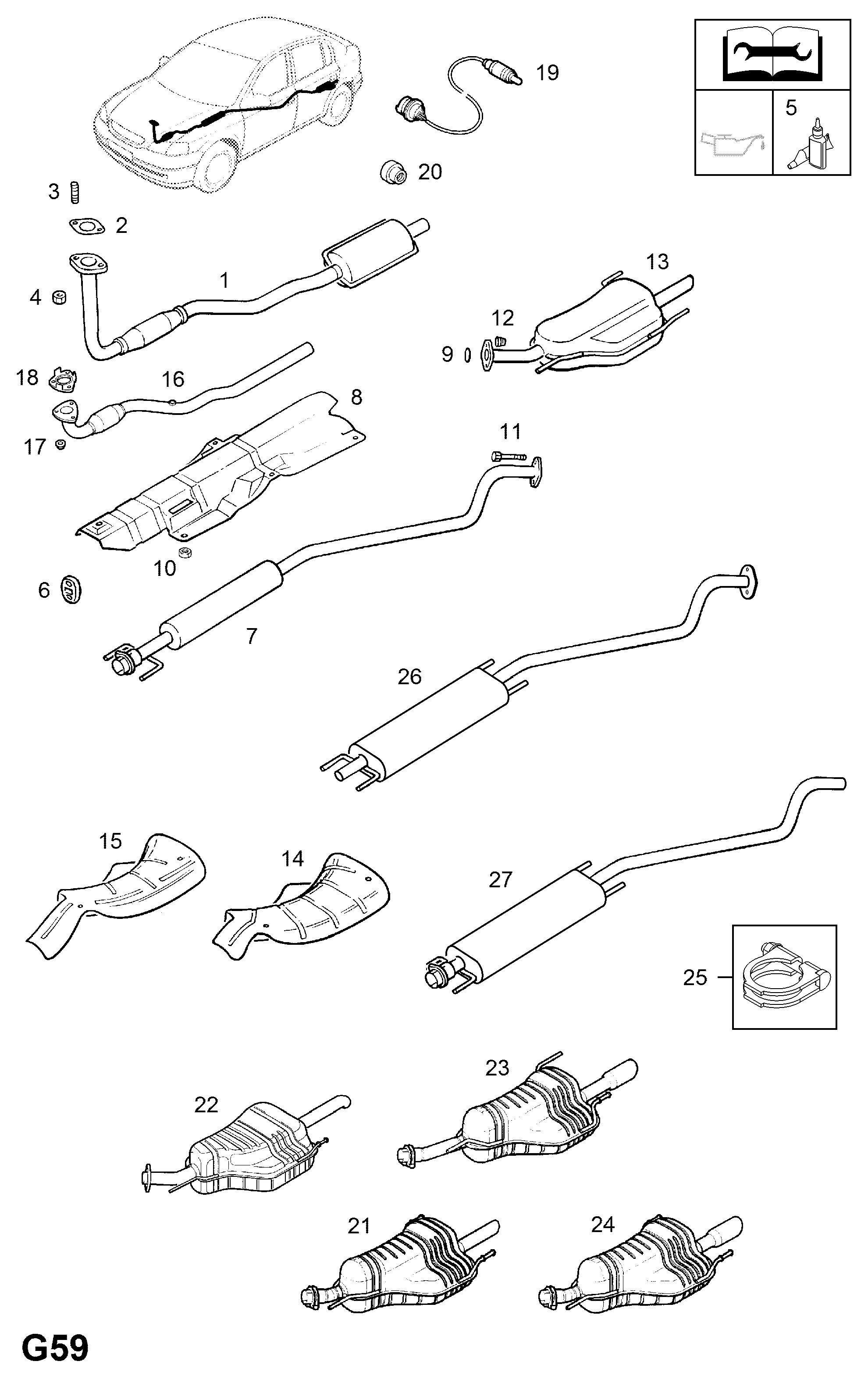 Alfa Romeo 852726 - Στήριγμα, σιλανσιέ parts5.com