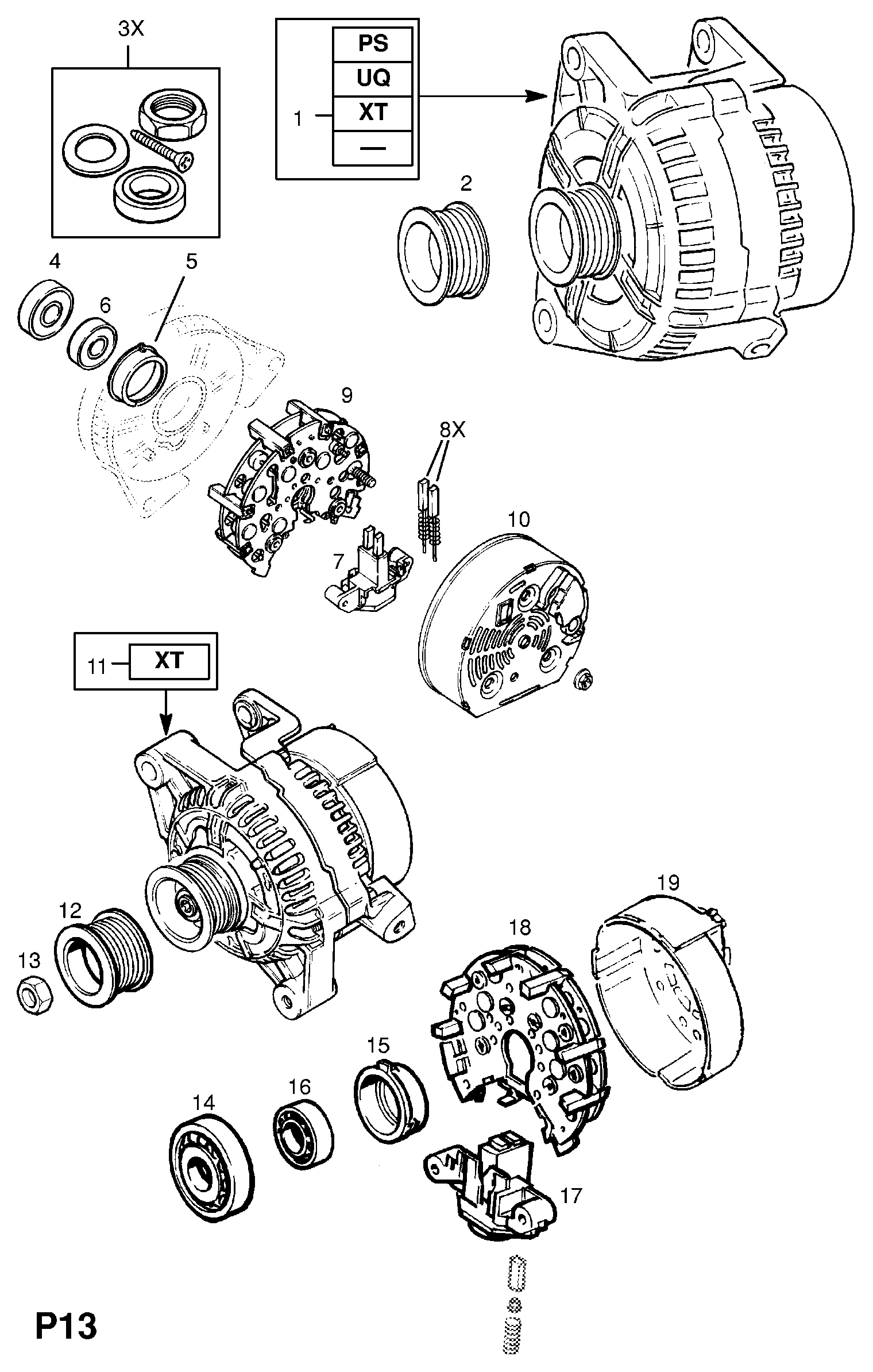 Opel 12 04 271 - Regulator, alternator parts5.com