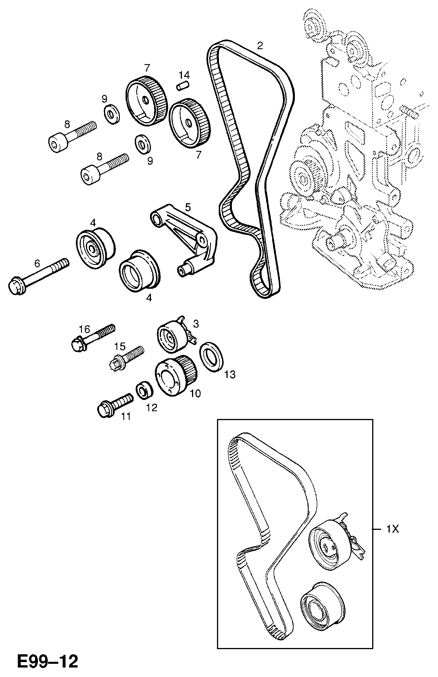 GMC 56 36 425 - Rola ghidare / conducere, curea distributie parts5.com