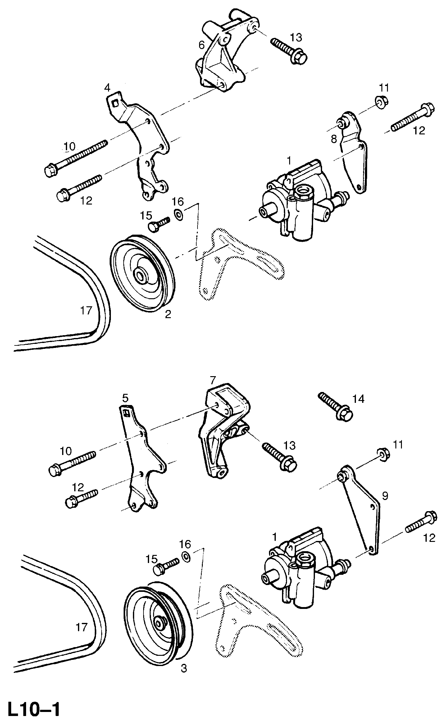 Vauxhall 950366 - Curea transmisie parts5.com