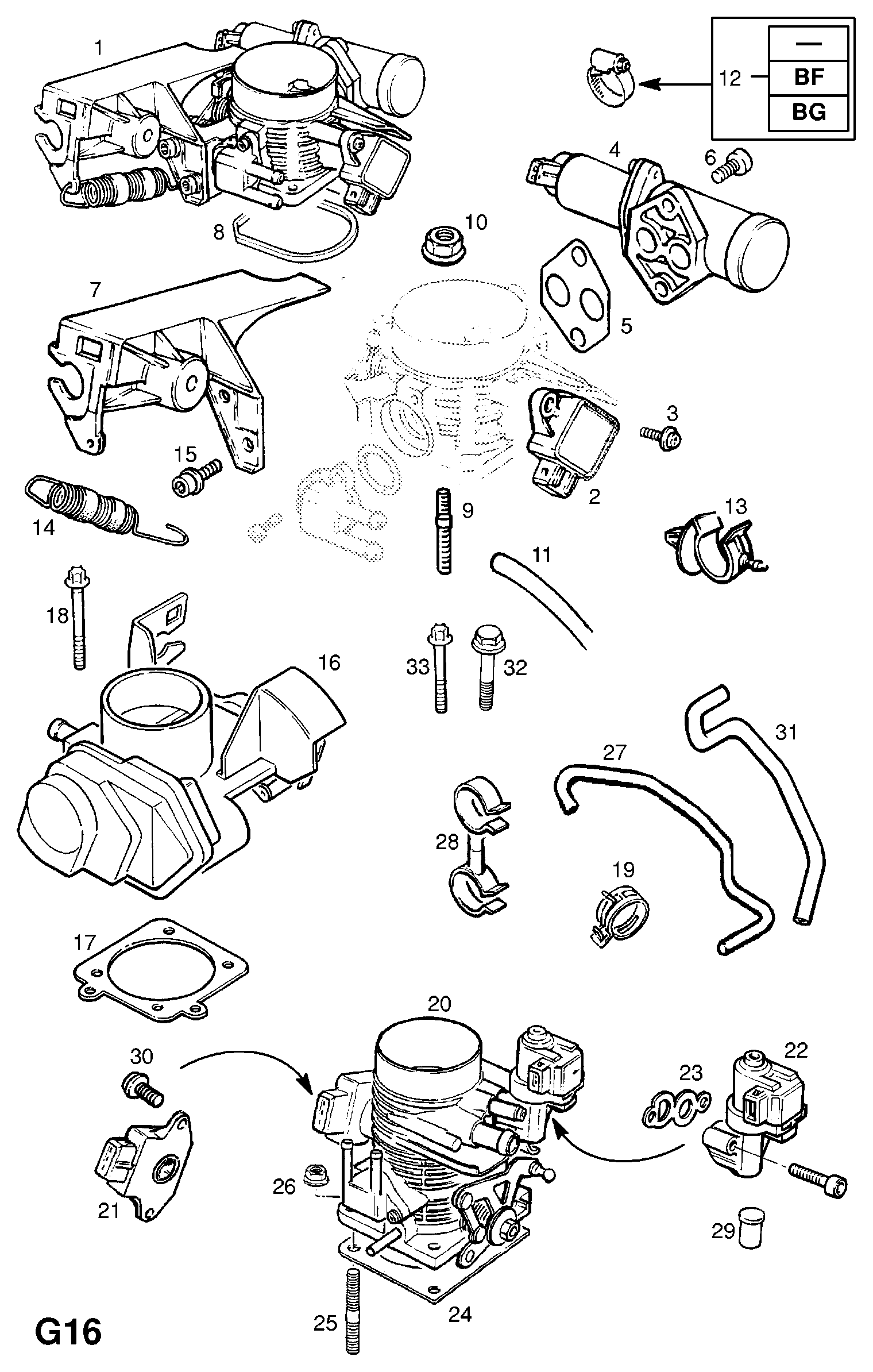 Vauxhall 8 26 924 - Датчик, положение на дроселовата клапа parts5.com