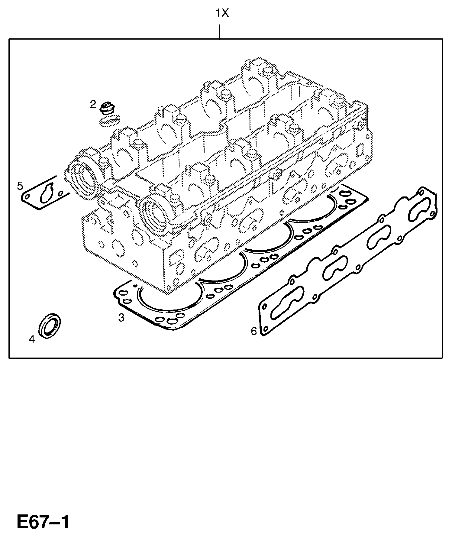 Opel 6 42 542 - Zaptivni prsten, telo ventila parts5.com