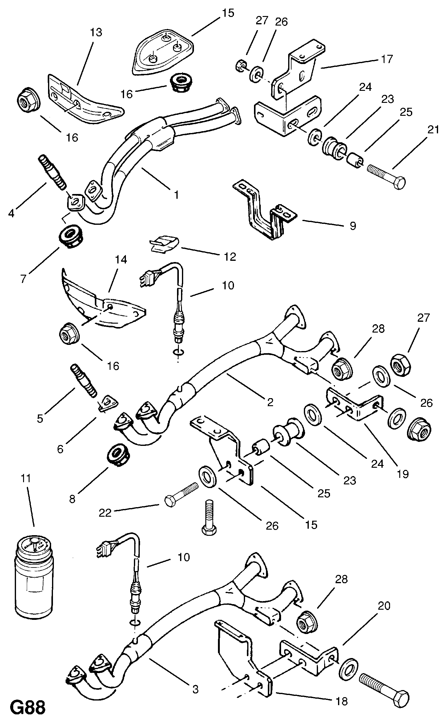 Opel 8 54 976 - Nut parts5.com