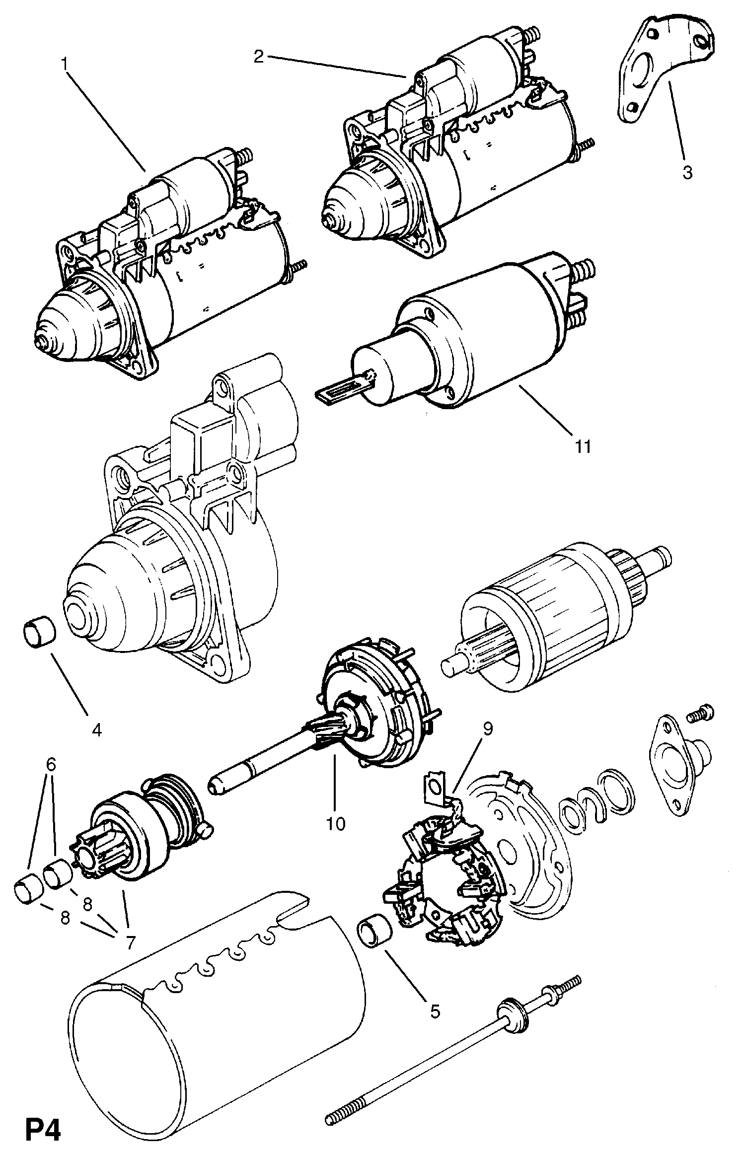 Opel 1203188 - Ritzel, Starter parts5.com