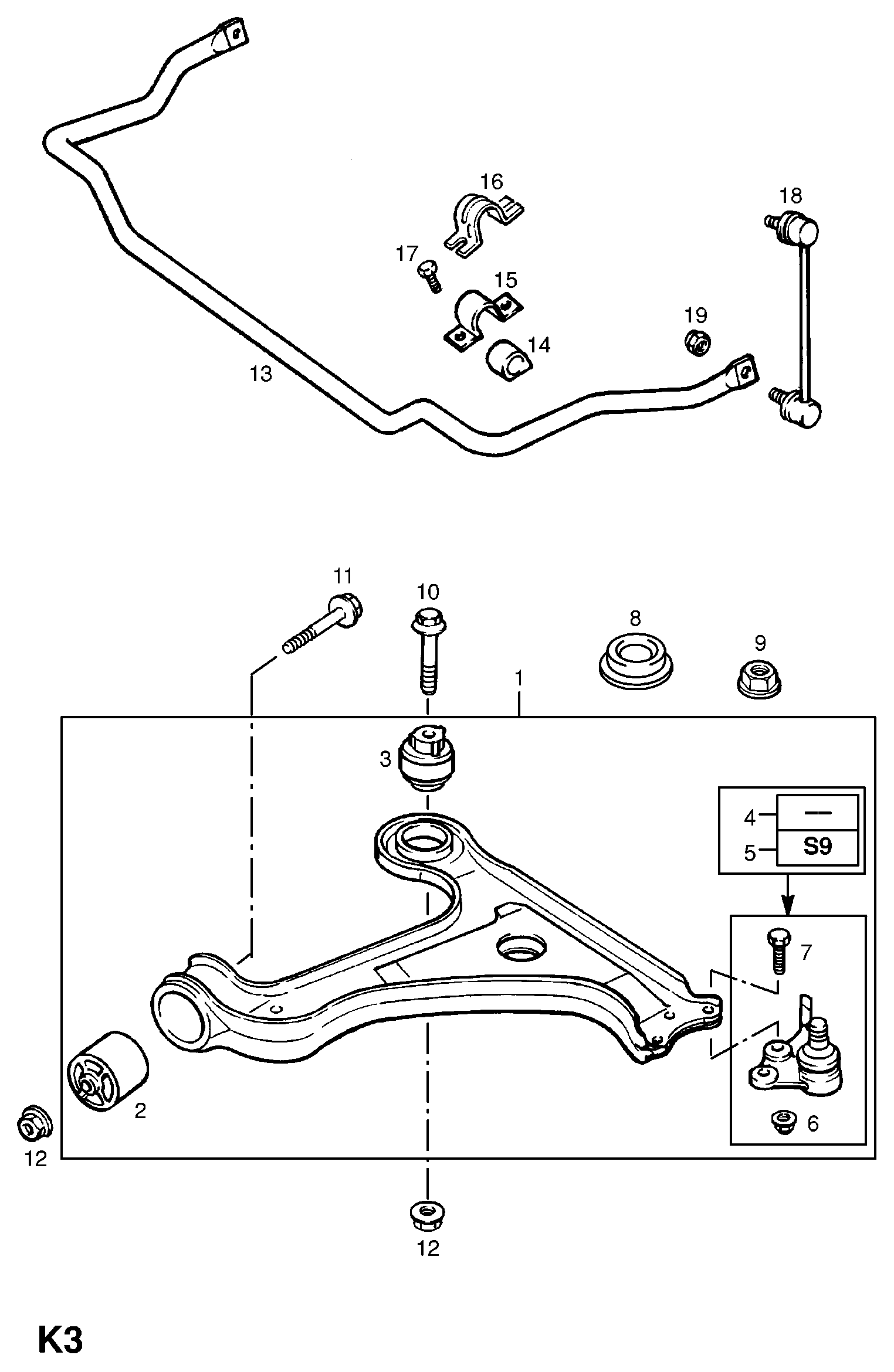 SAAB 352830 - Taşıyıcı / kılavuz mafsalı parts5.com