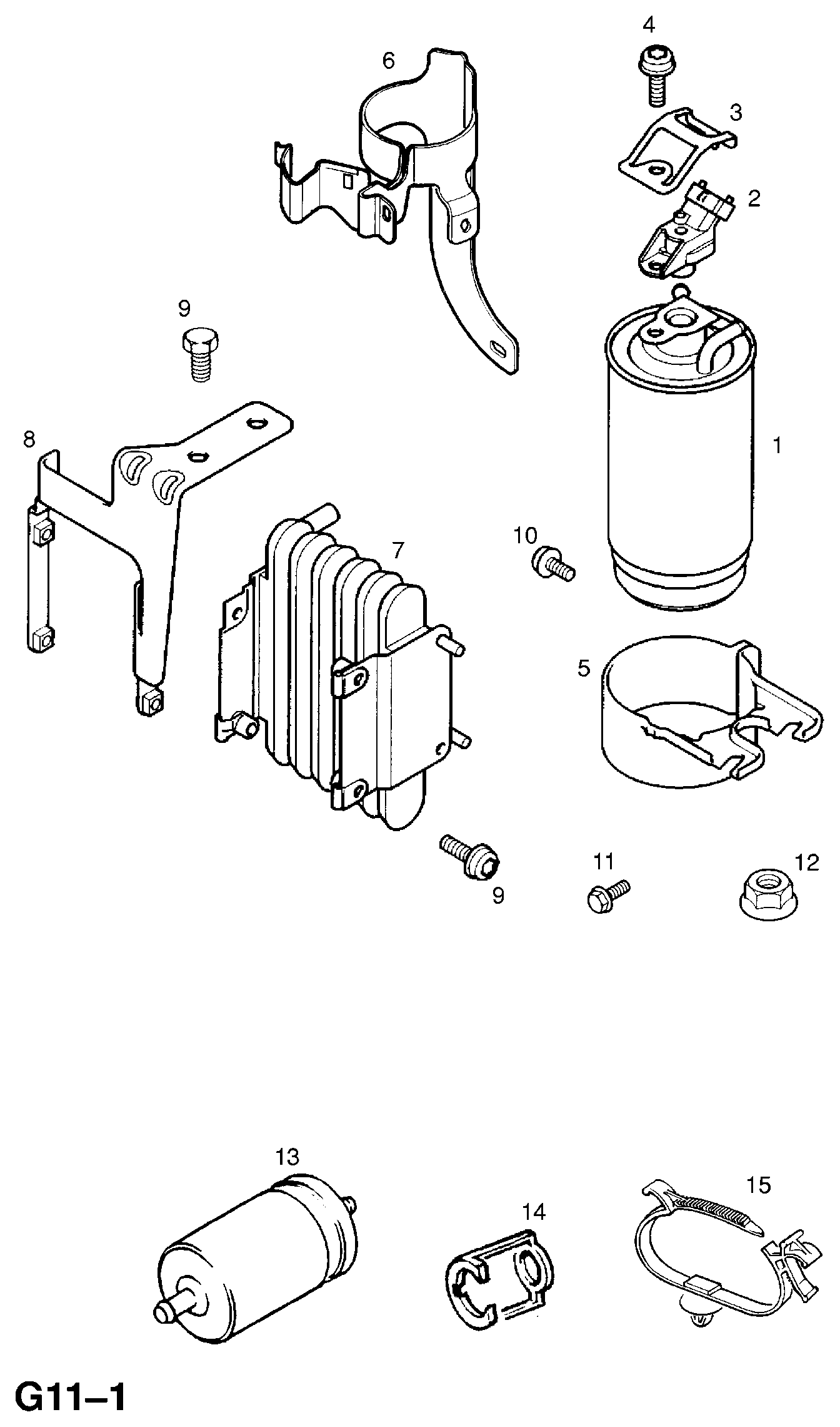 Opel 818514 - Filtru combustibil parts5.com