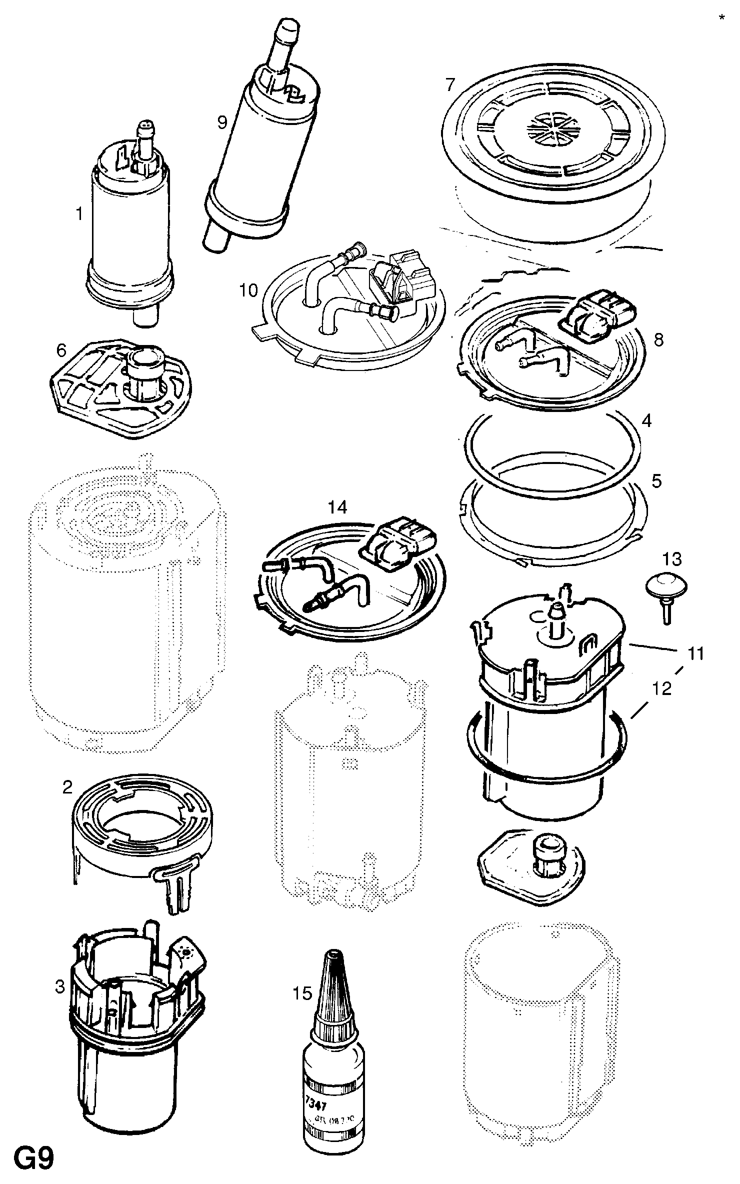 Vauxhall 815037 - Kütusepump parts5.com