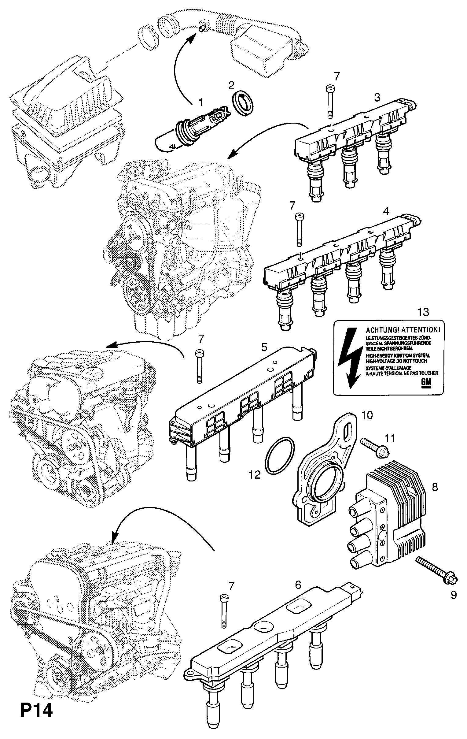 DAEWOO 1208010 - Ignition Coil parts5.com