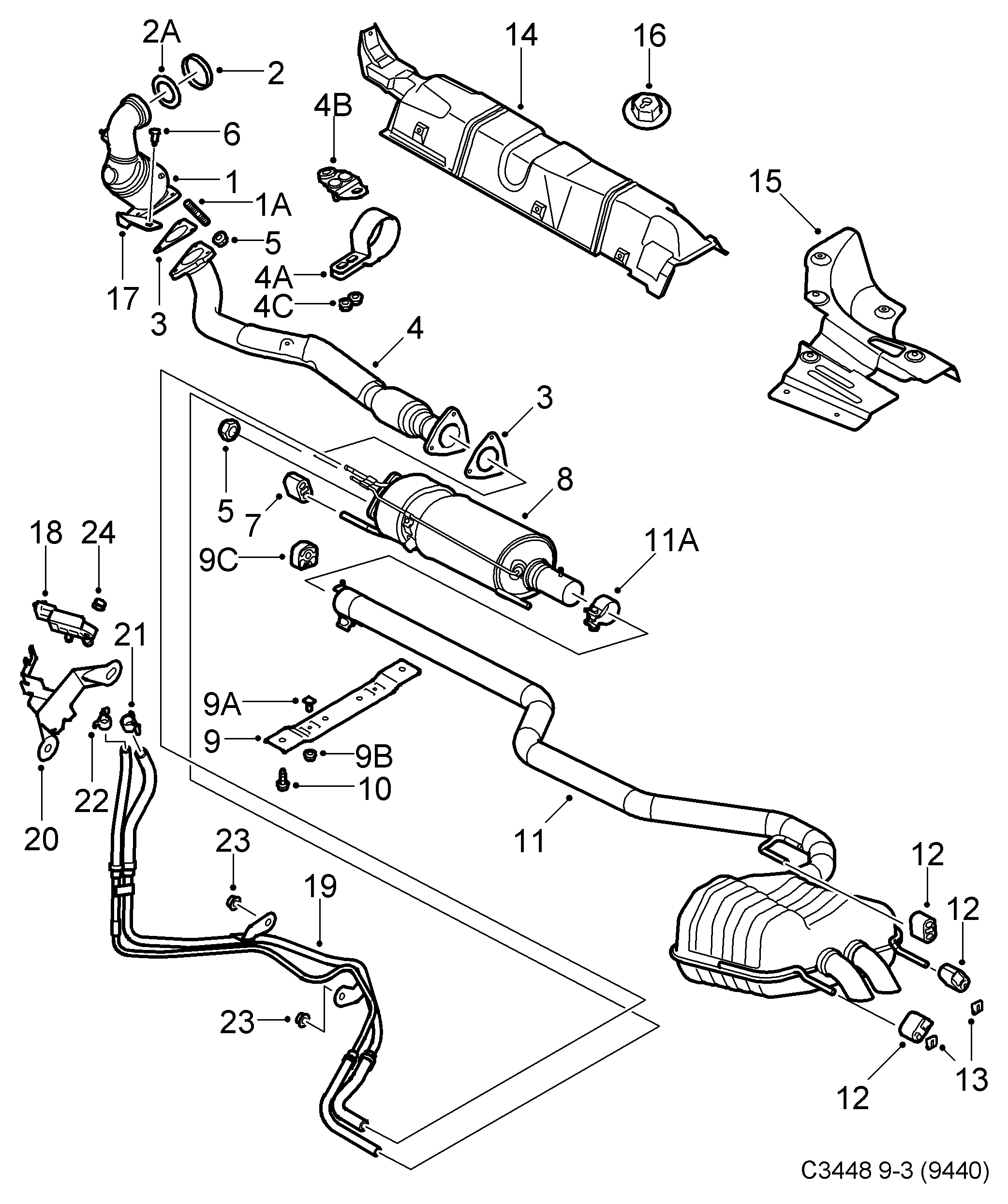 Opel 55566094 - Conectores de tubos, sistema de escape parts5.com