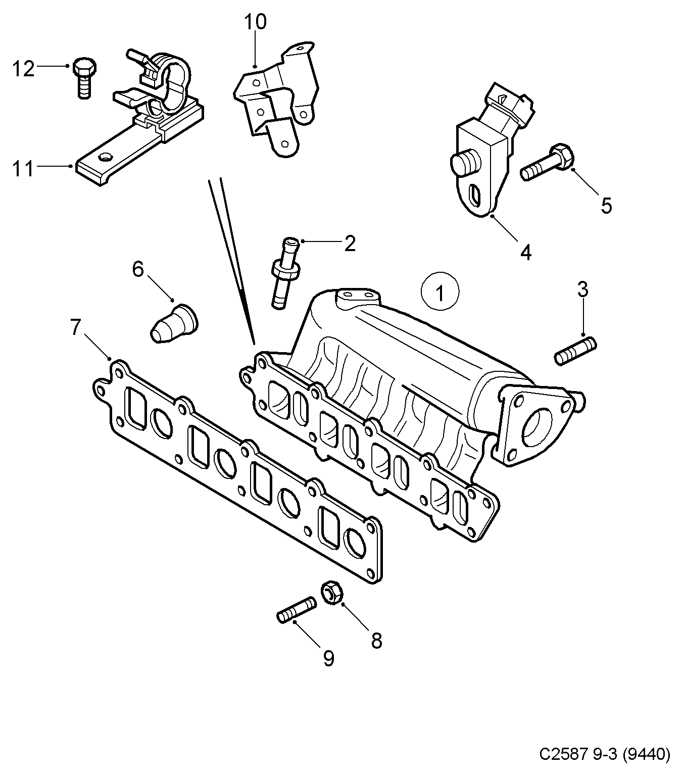 Buick 93171176 - Sensor, boost pressure parts5.com