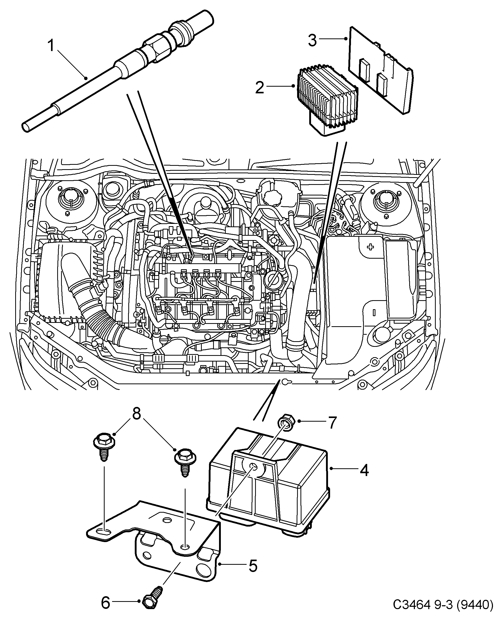 Chevrolet 93 178 411 - Glow Plug parts5.com