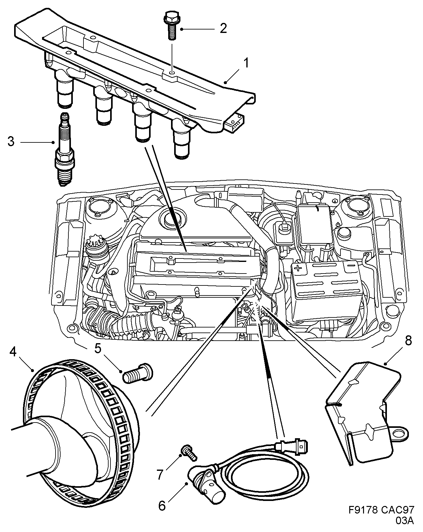 SAAB 30 520 467 - Süüteküünal parts5.com