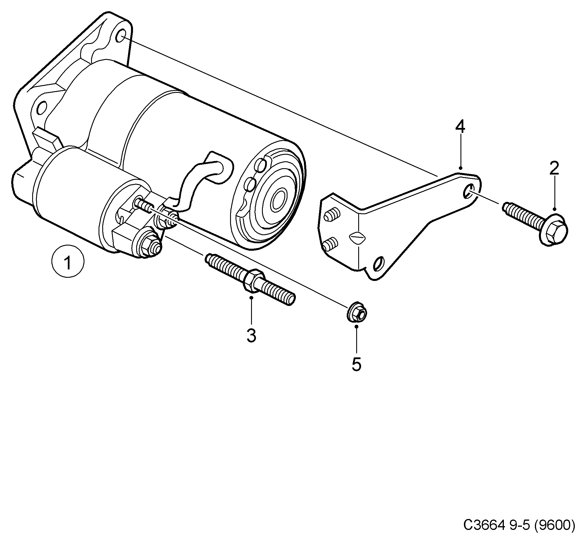 Vauxhall 55353857 - Marş motoru parts5.com