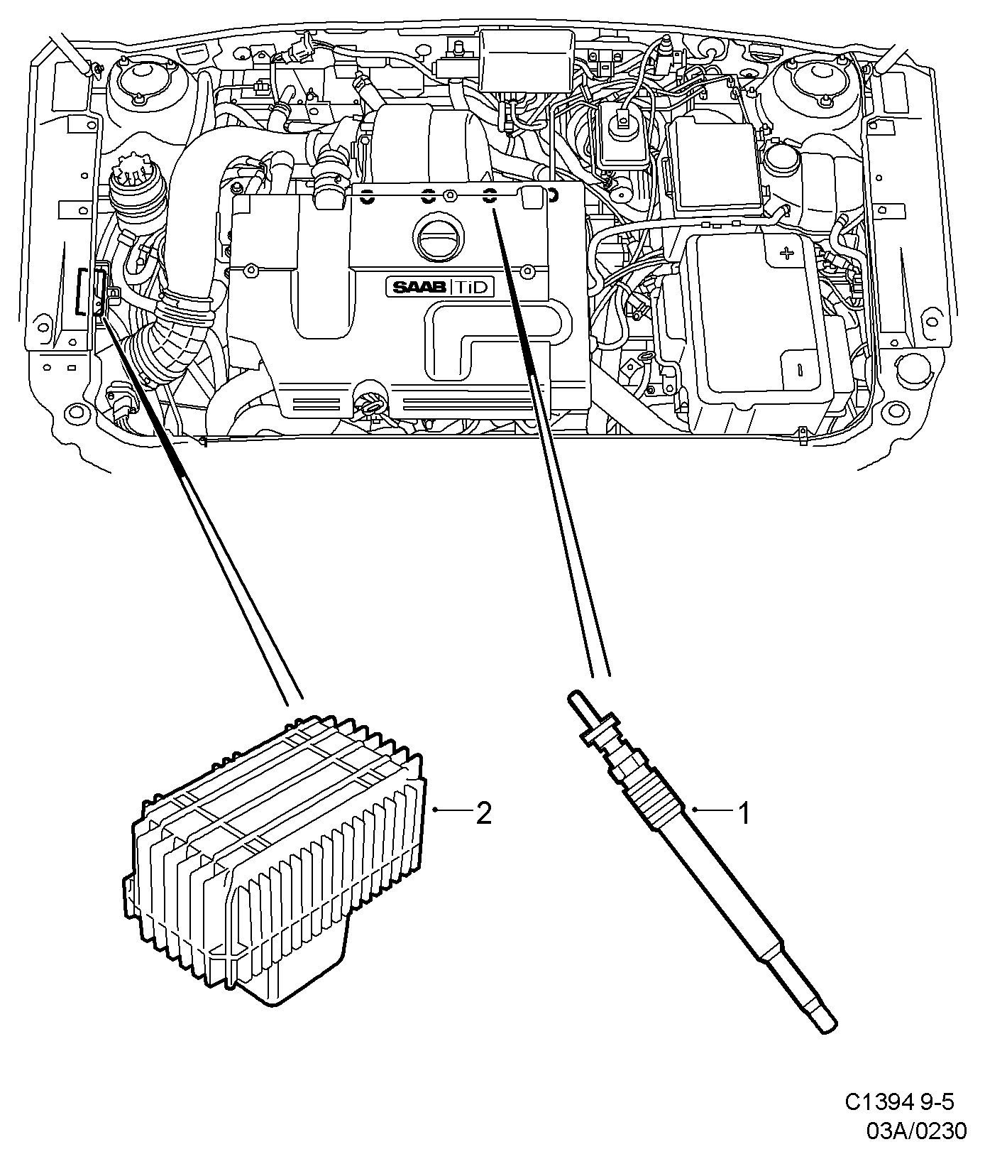 Vauxhall 93197244 - Glühkerze parts5.com