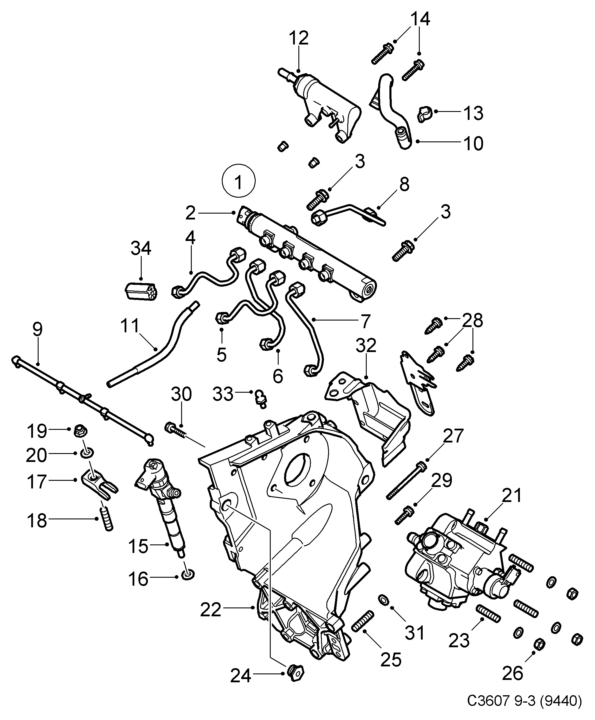 Vauxhall 93178683 - Seal Ring, injector shaft parts5.com