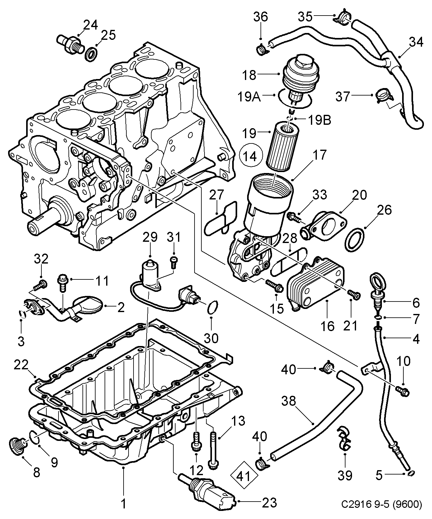 SAAB 53 41 391 - Snímač, teplota chladiva parts5.com