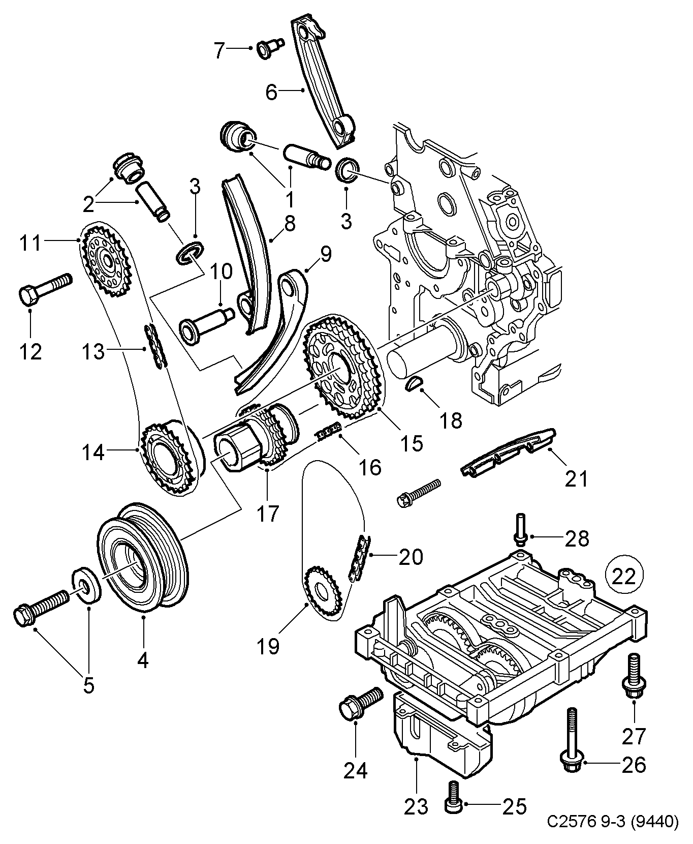 Vauxhall 55351711 - Polea, cigüeñal parts5.com