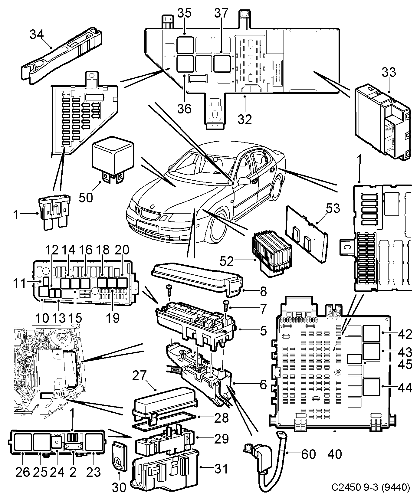 Scania 12796772 - Relais, courant de travail parts5.com