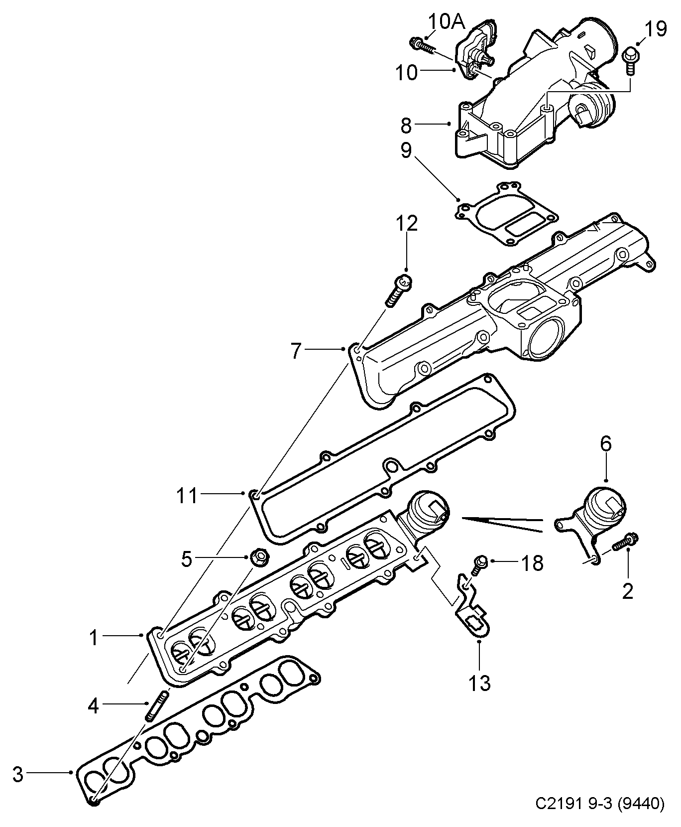 SAAB 24 459 853 - Sensor, boost pressure parts5.com